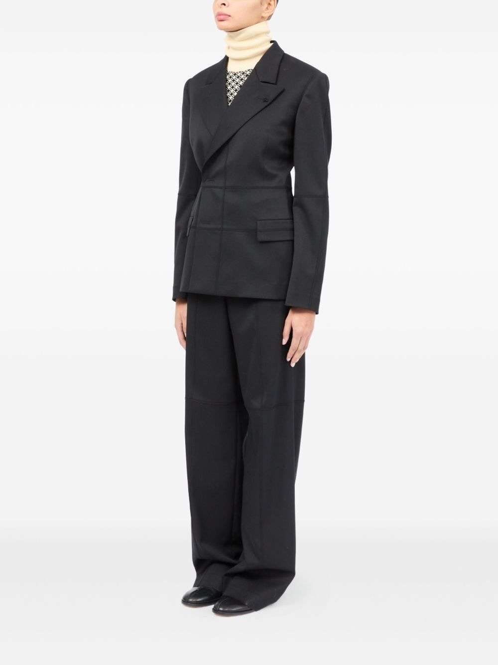 peak-lapels blazer - 3