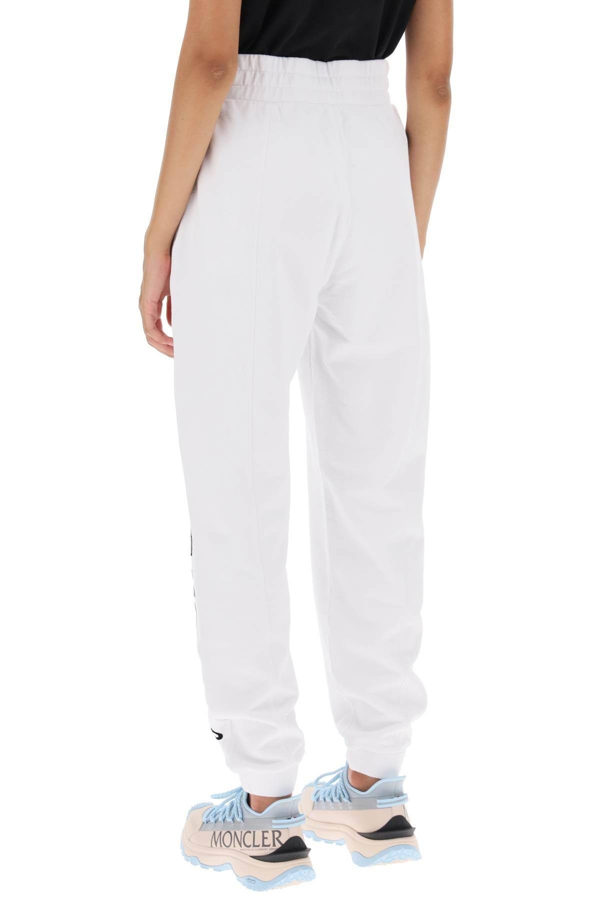 JOGGERS WITH FLOCKED LOGO - 4