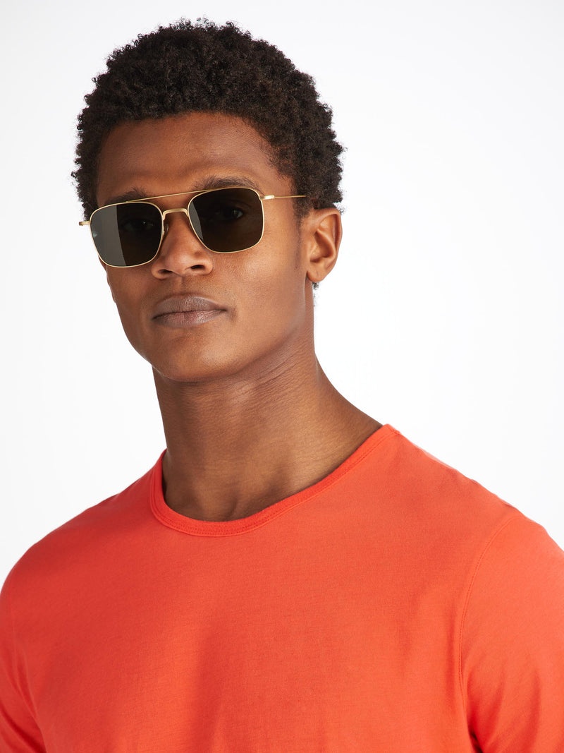 Men's T-Shirt Riley Pima Cotton Orange - 5