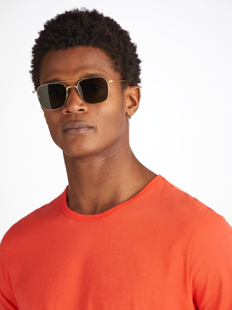 Men's T-Shirt Riley Pima Cotton Orange 5