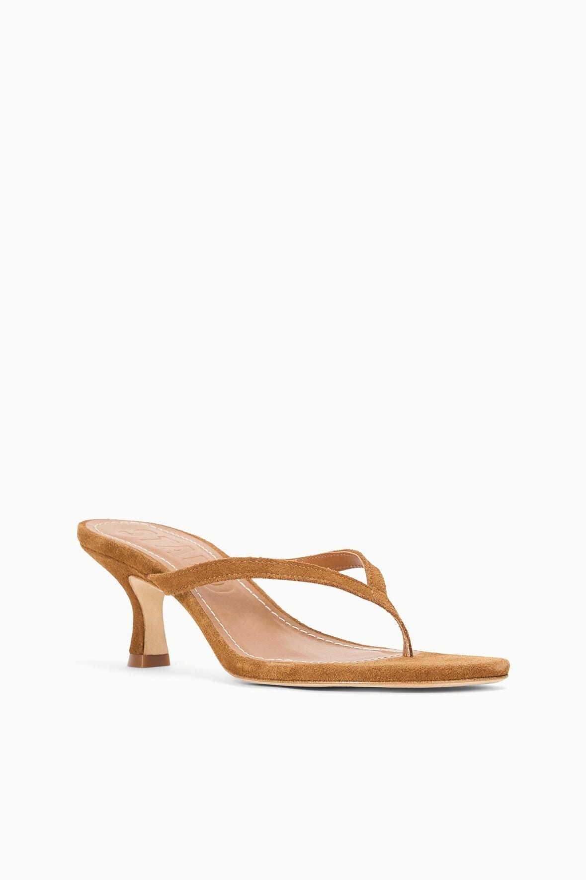 STAUD FREJA KITTEN HEEL TAN - 3