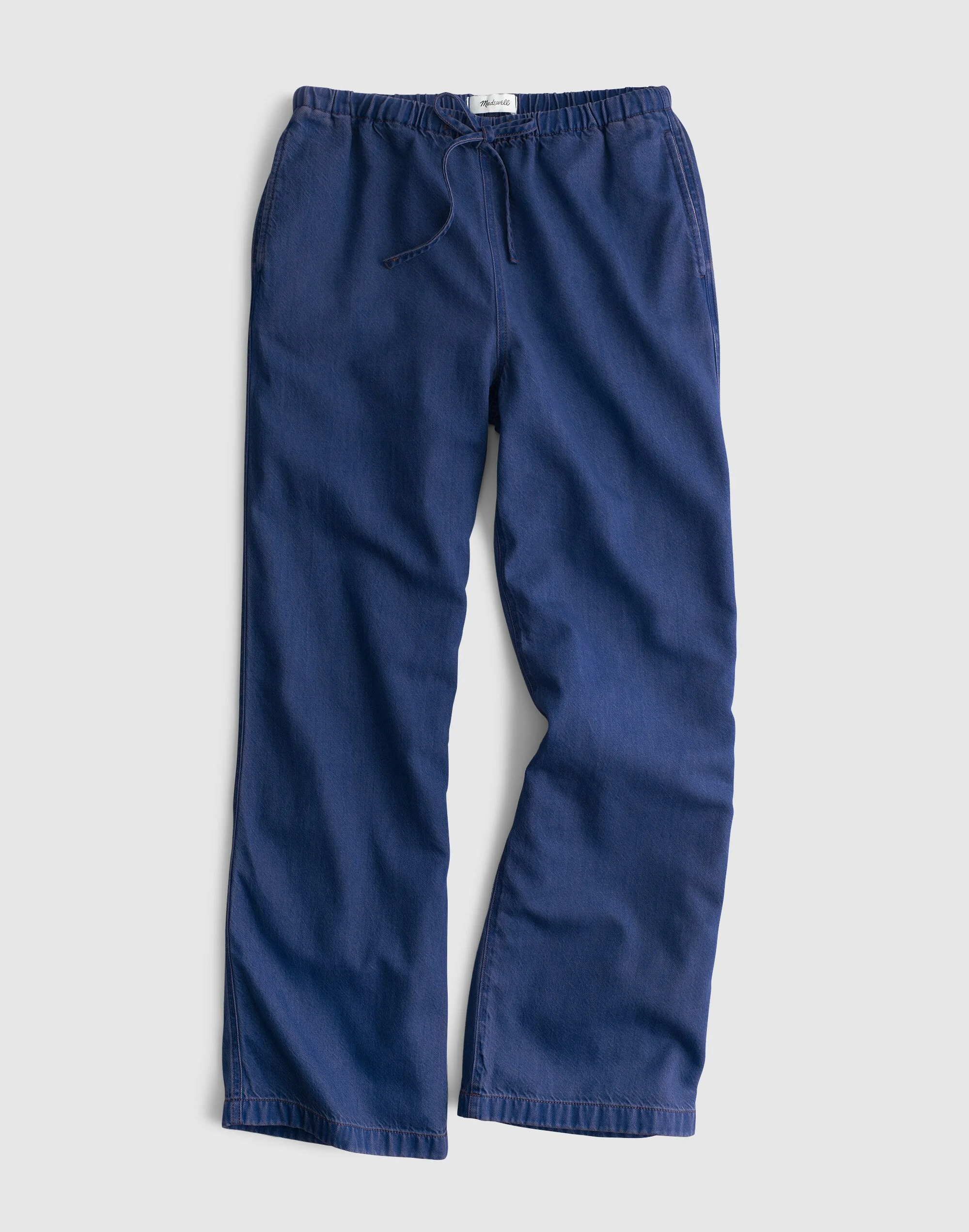Airy Denim Pull-On Pants - 1
