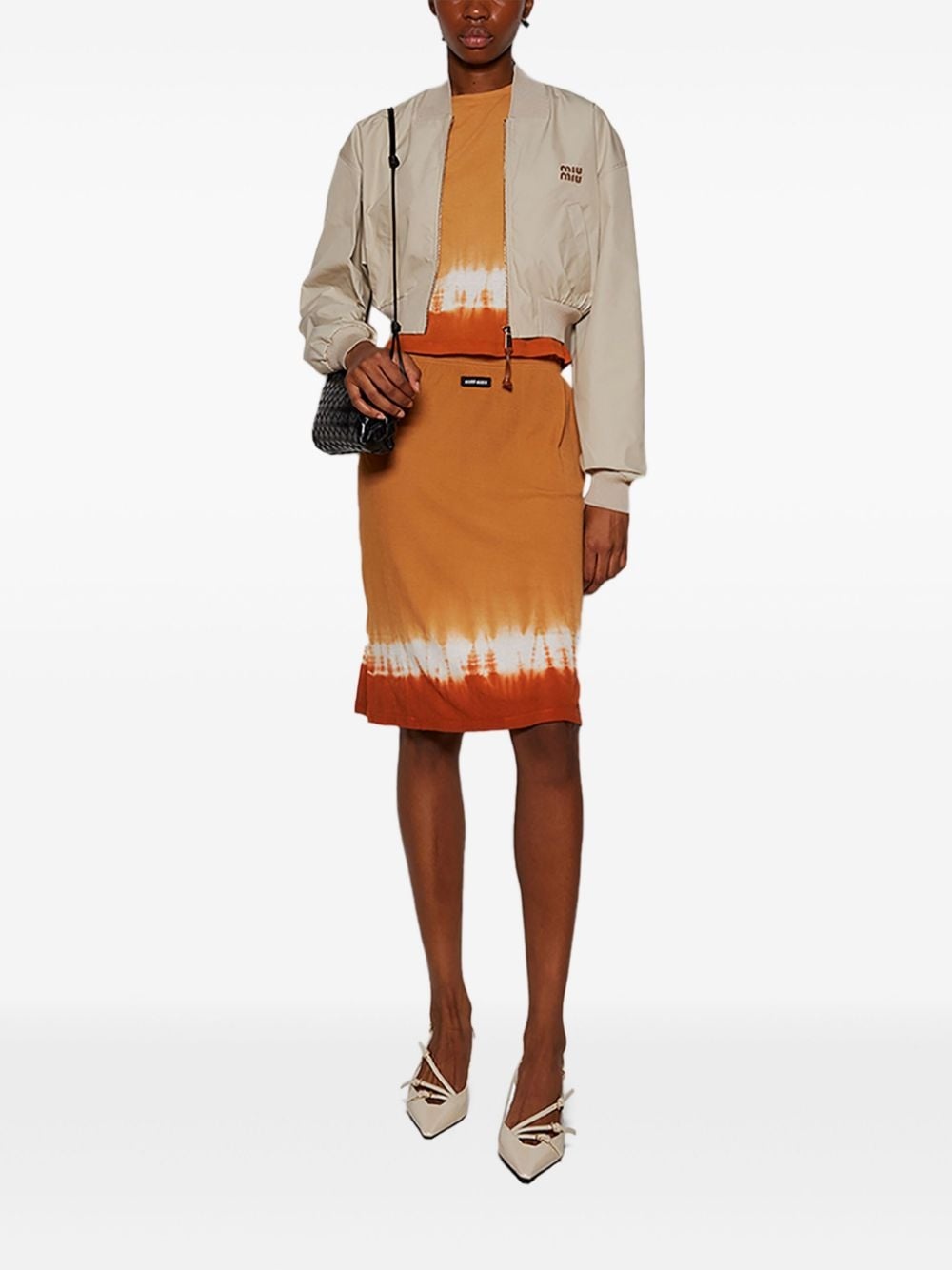 tie-dye midi skirt - 2