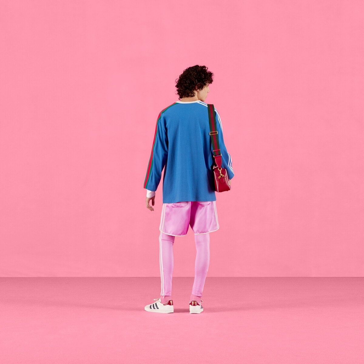 adidas x Gucci Trefoil print shorts - 3