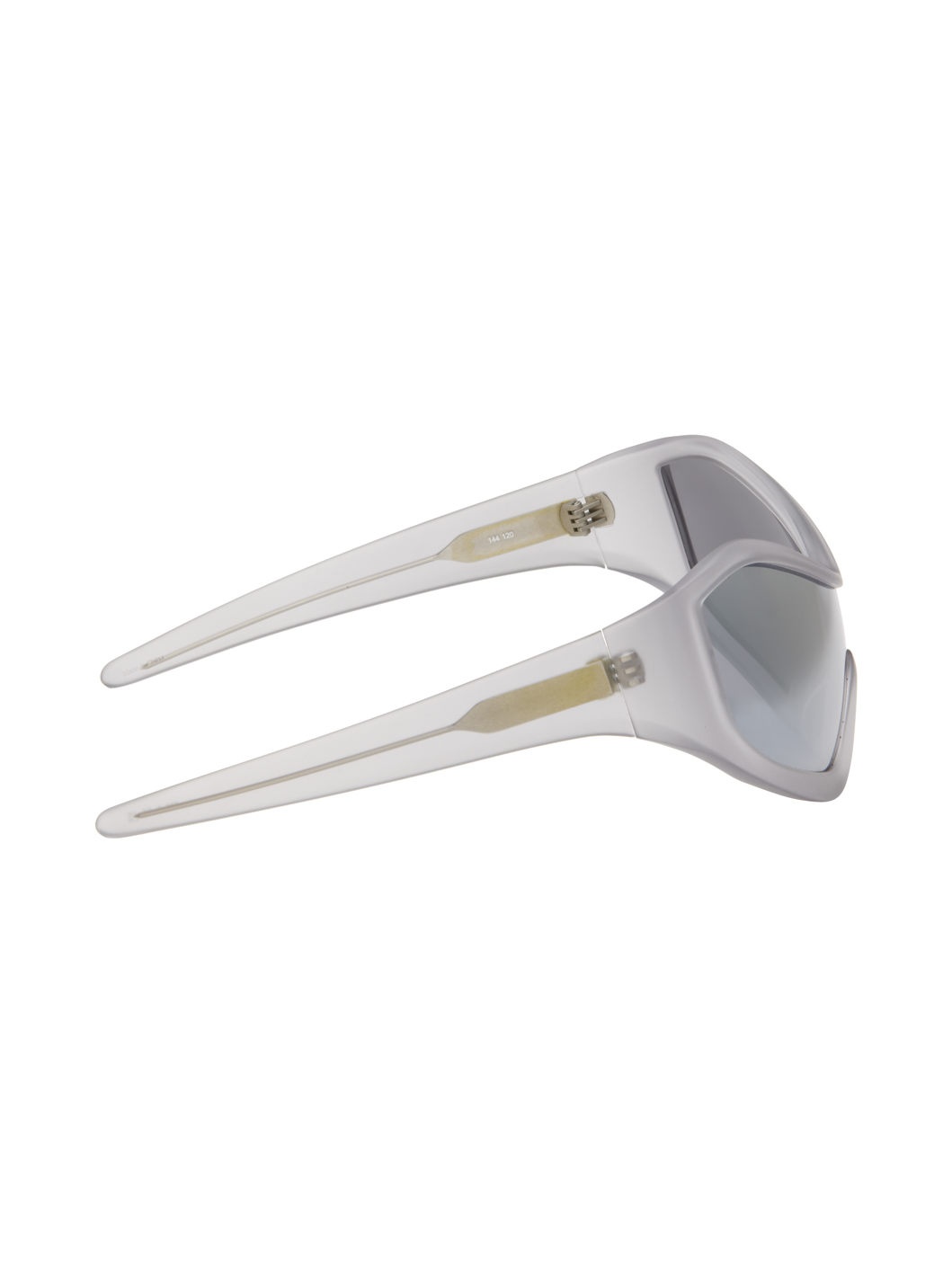 SSENSE Exclusive Gray Compound Shield Sunglasses - 2