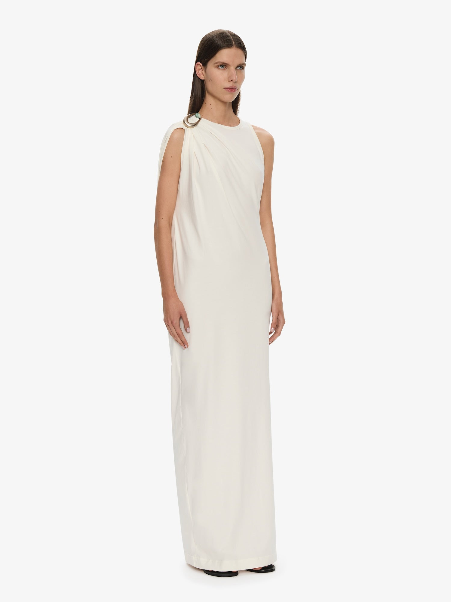 Stone Pin Column Tee Dress - 3