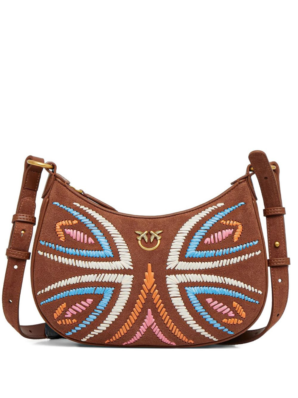 embroidered-embellishments cross body bag - 1
