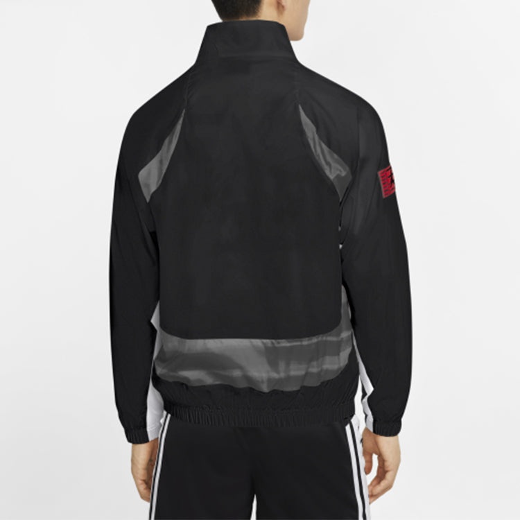 Air Jordan Legacy AJ11 Stand Collar Casual Jacket Black CW0864-010 - 4