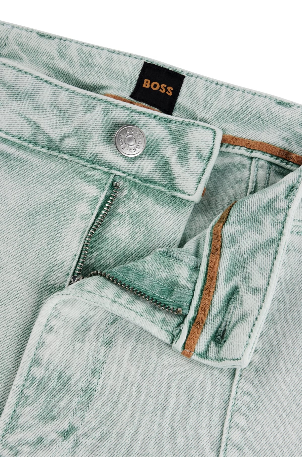 CUFFED RELAXED-FIT CARGO JEANS IN RIGID DENIM - 6
