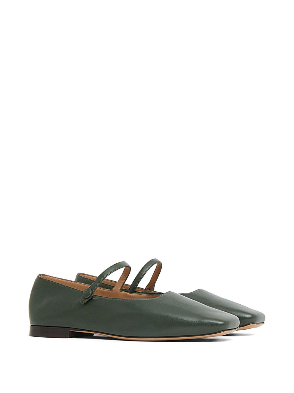 square-toe ballet flats - 2