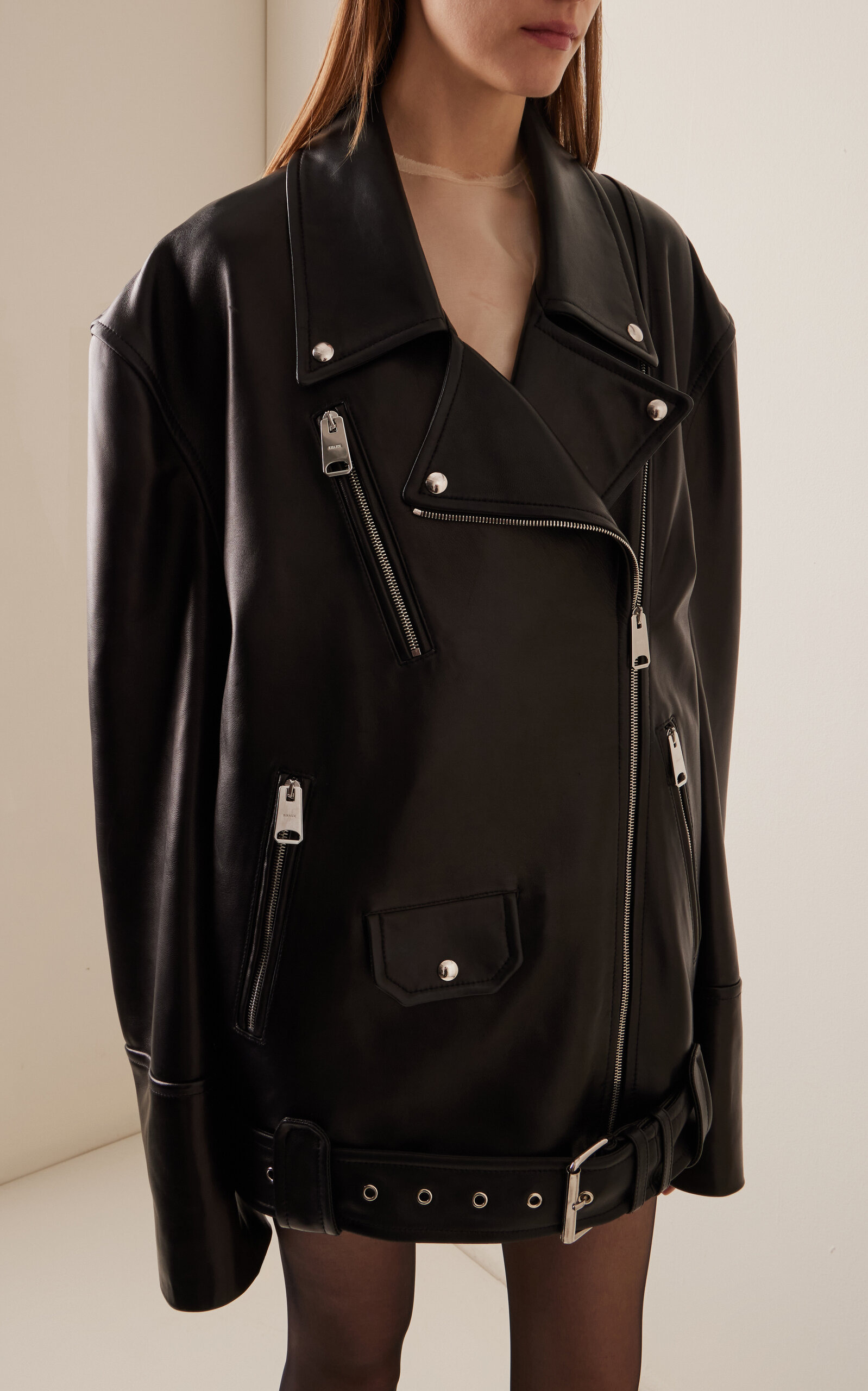 Hansel Leather Jacket black - 3