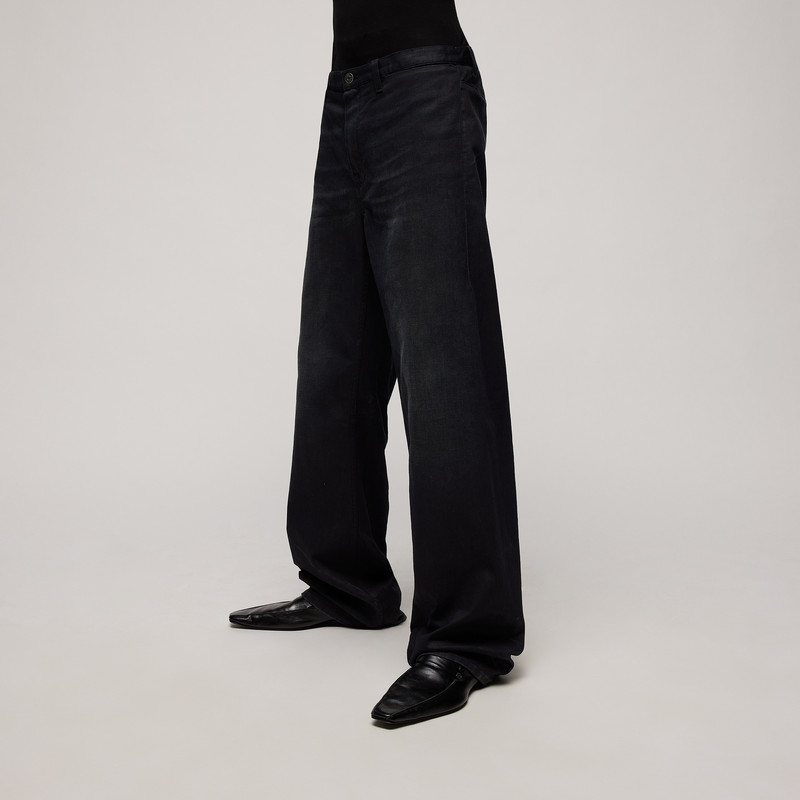 Cotton denim pants 4