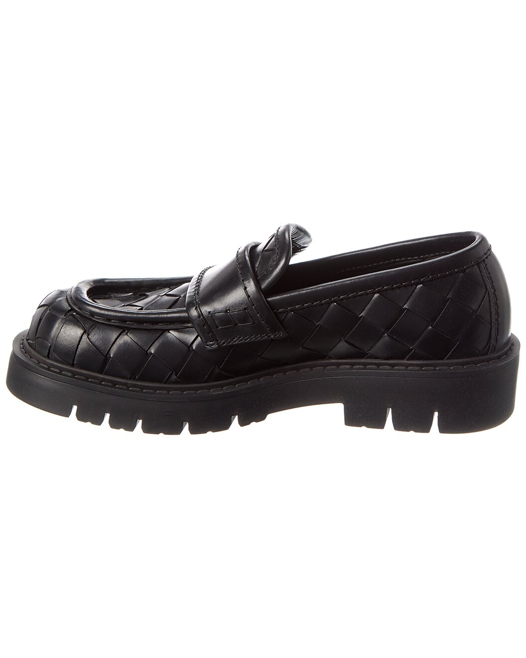 Bottega Veneta Haddock Intrecciato Leather Loafer - 2