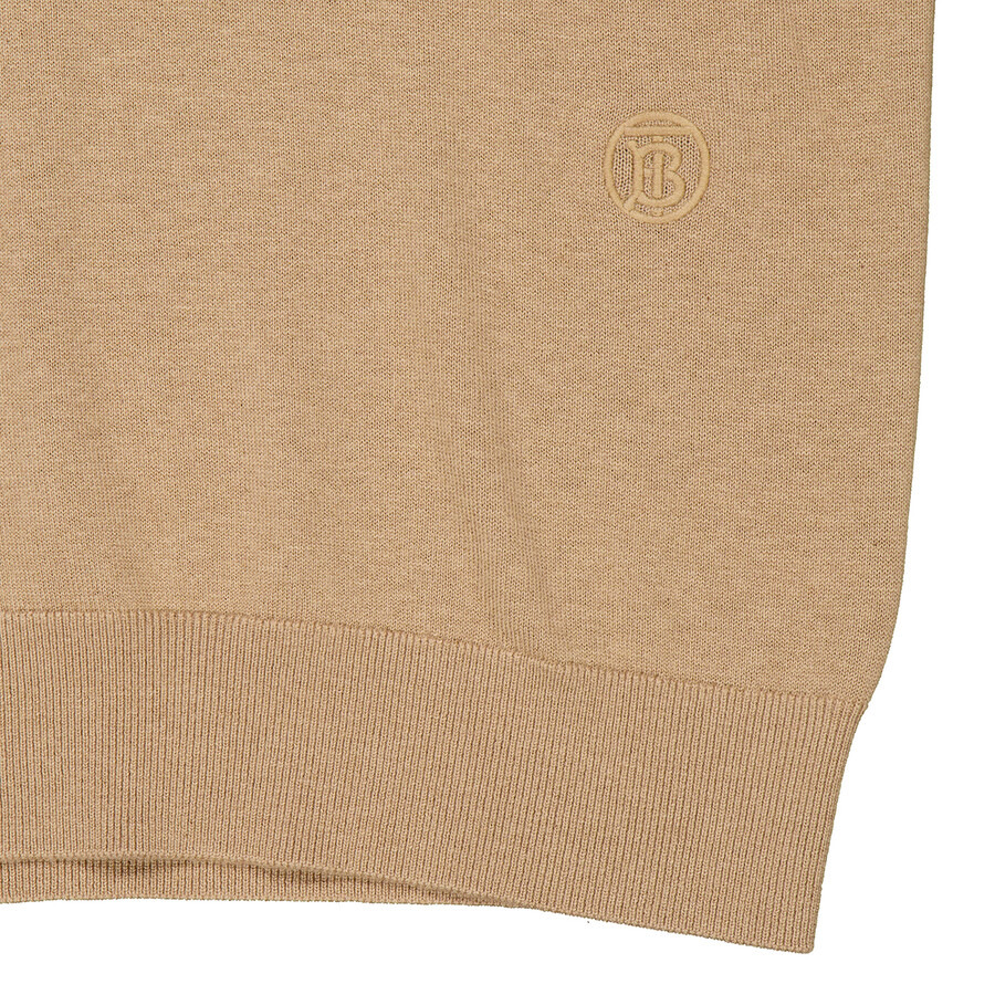 Burberry Striped Detailed Crewneck Cashmere Jumper - 2