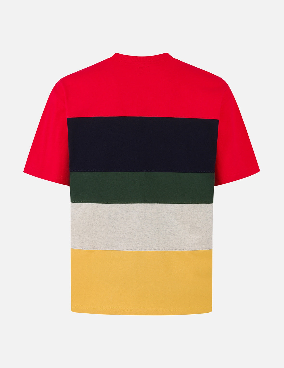 Logo and "91" Appliqué Embroidery Relax Fit Stripe T-Shirt - 2
