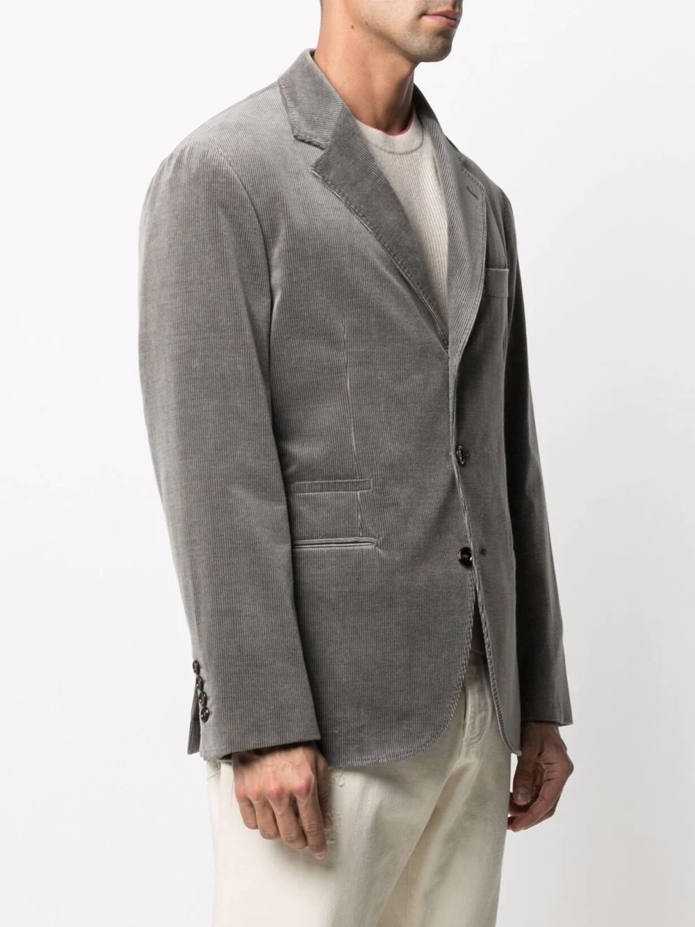 single-breasted tailored blazer - 3