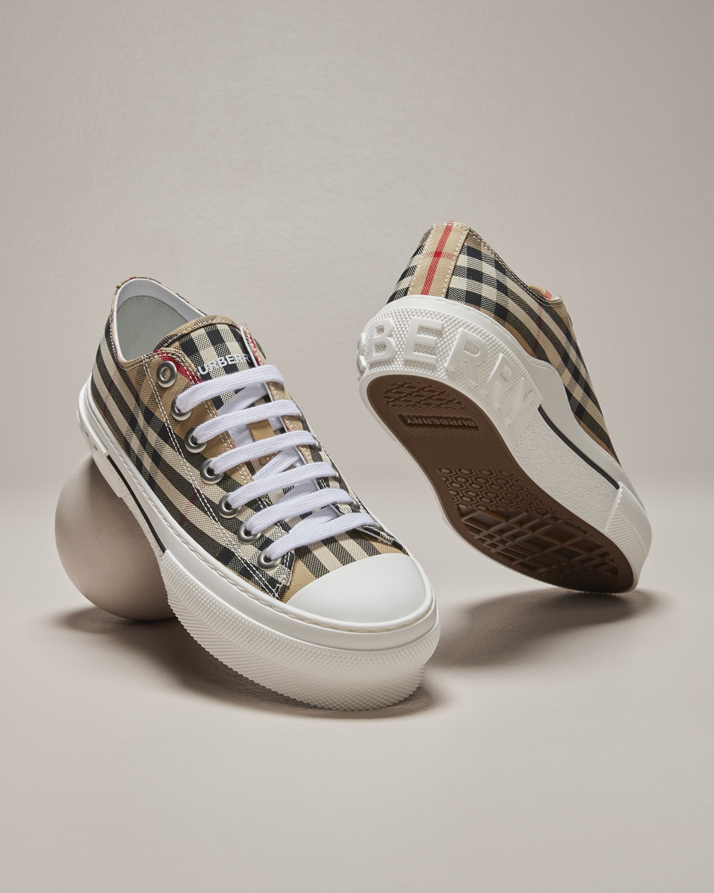 Jack Check Low-Top Sneakers - 2