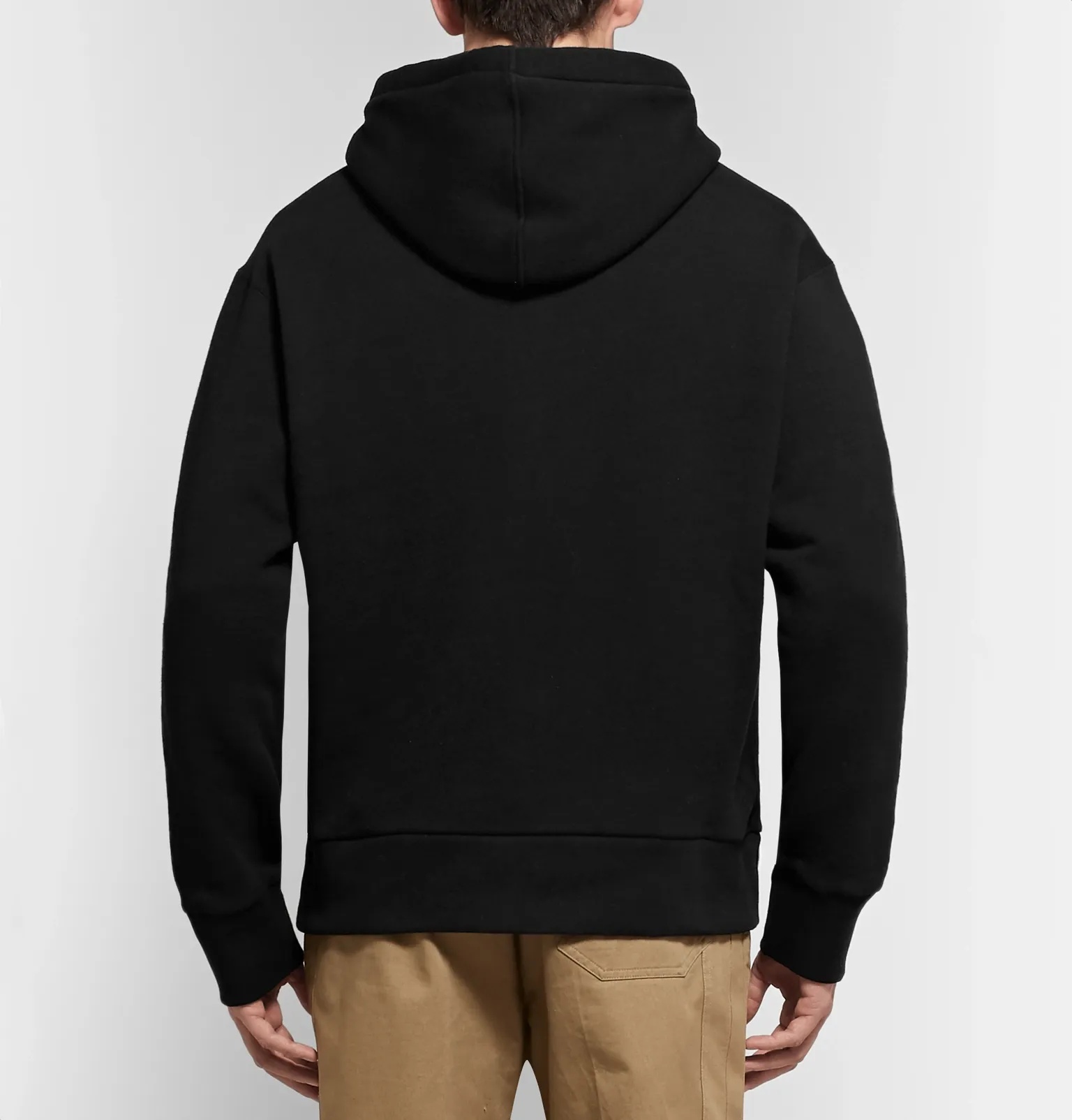 Logo-Print Loopback Cotton-Jersey Hoodie - 5