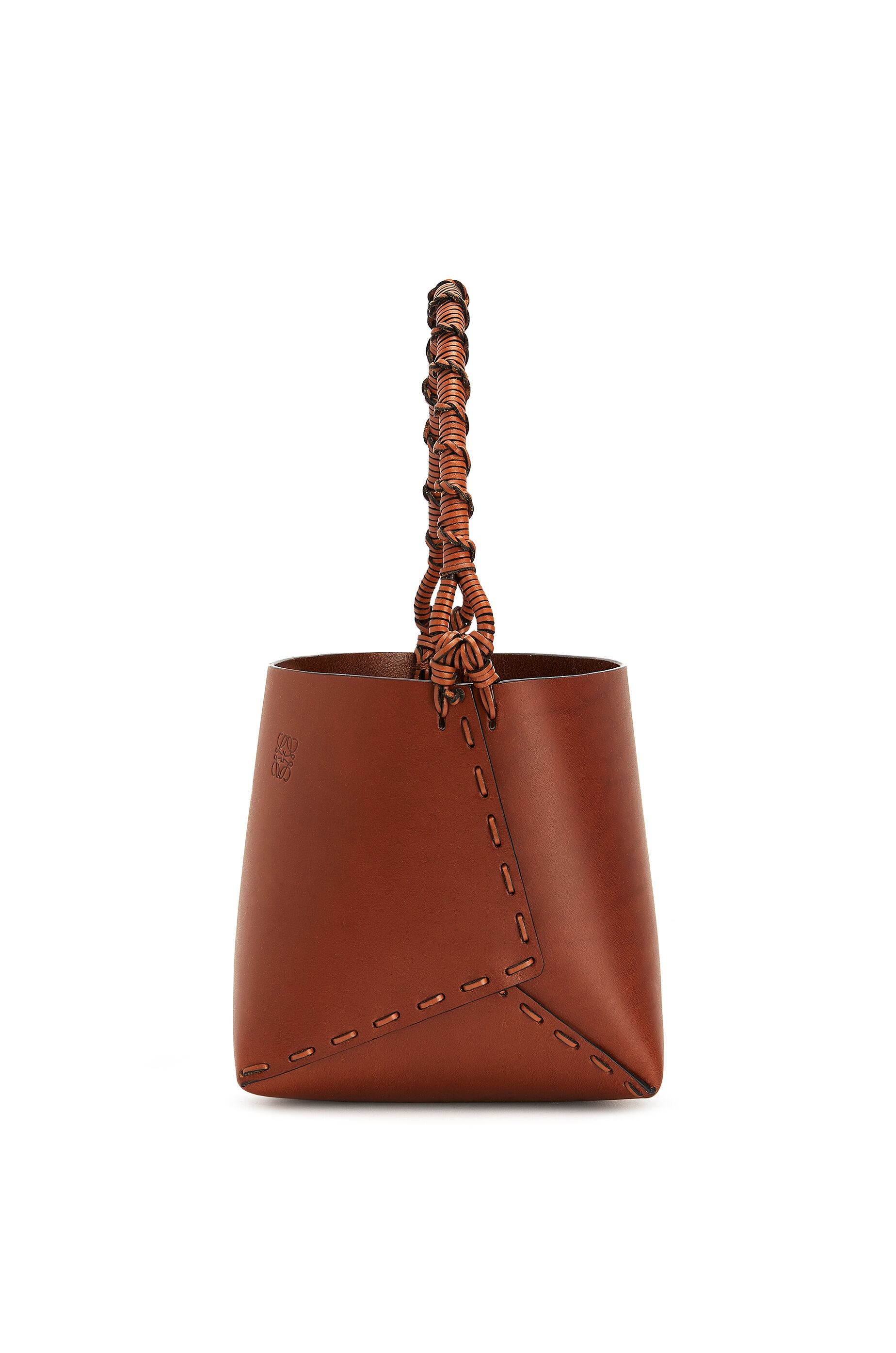 Bucket square bag in calfskin - 5