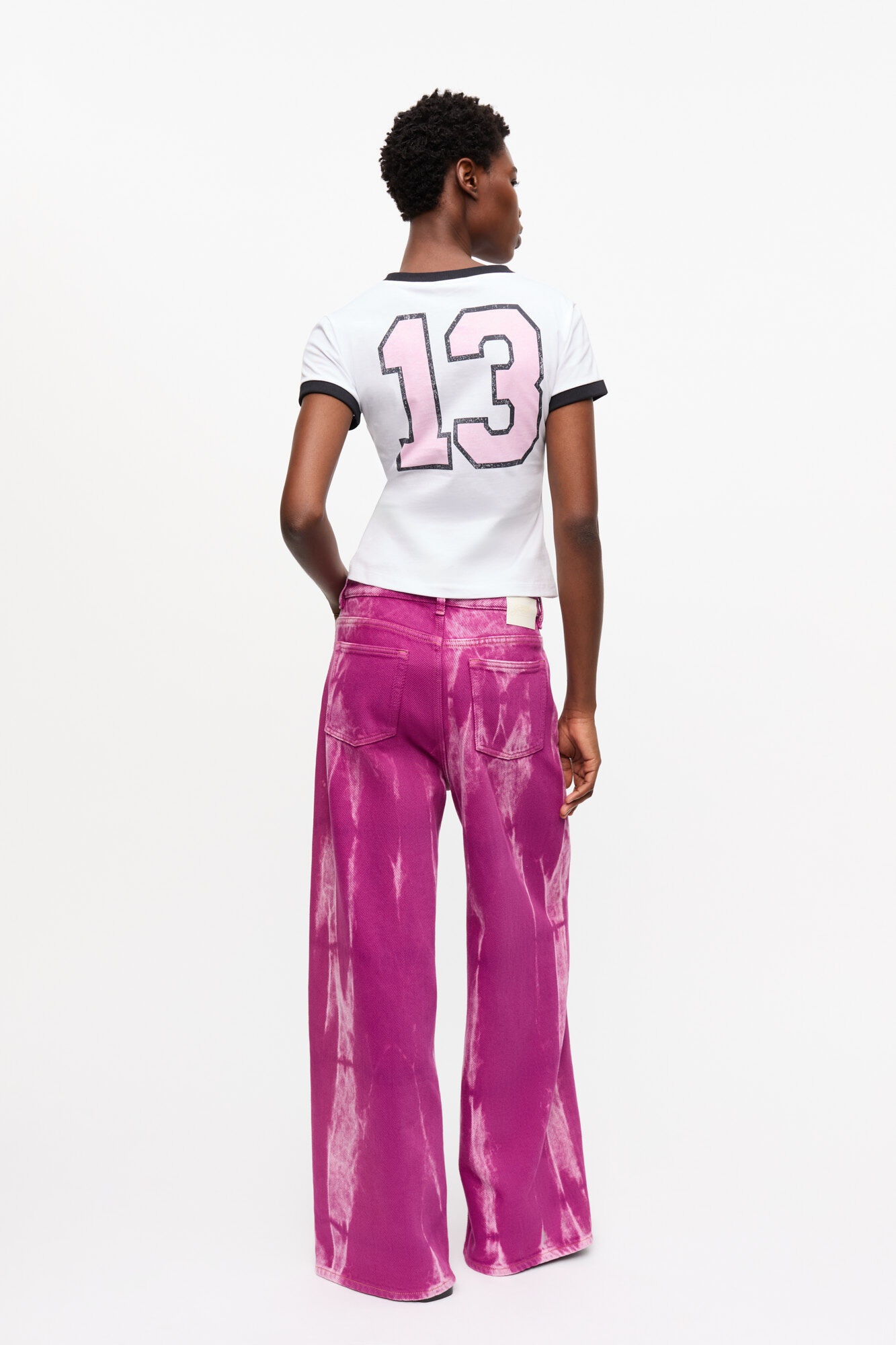 PURPLE OVERDYED HEAVY DENIM MARRI - 5