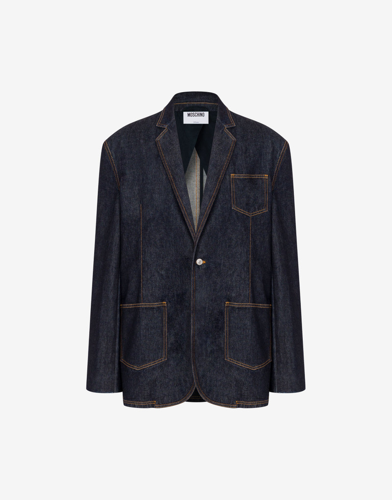 BLUE COTTON DENIM JACKET 1