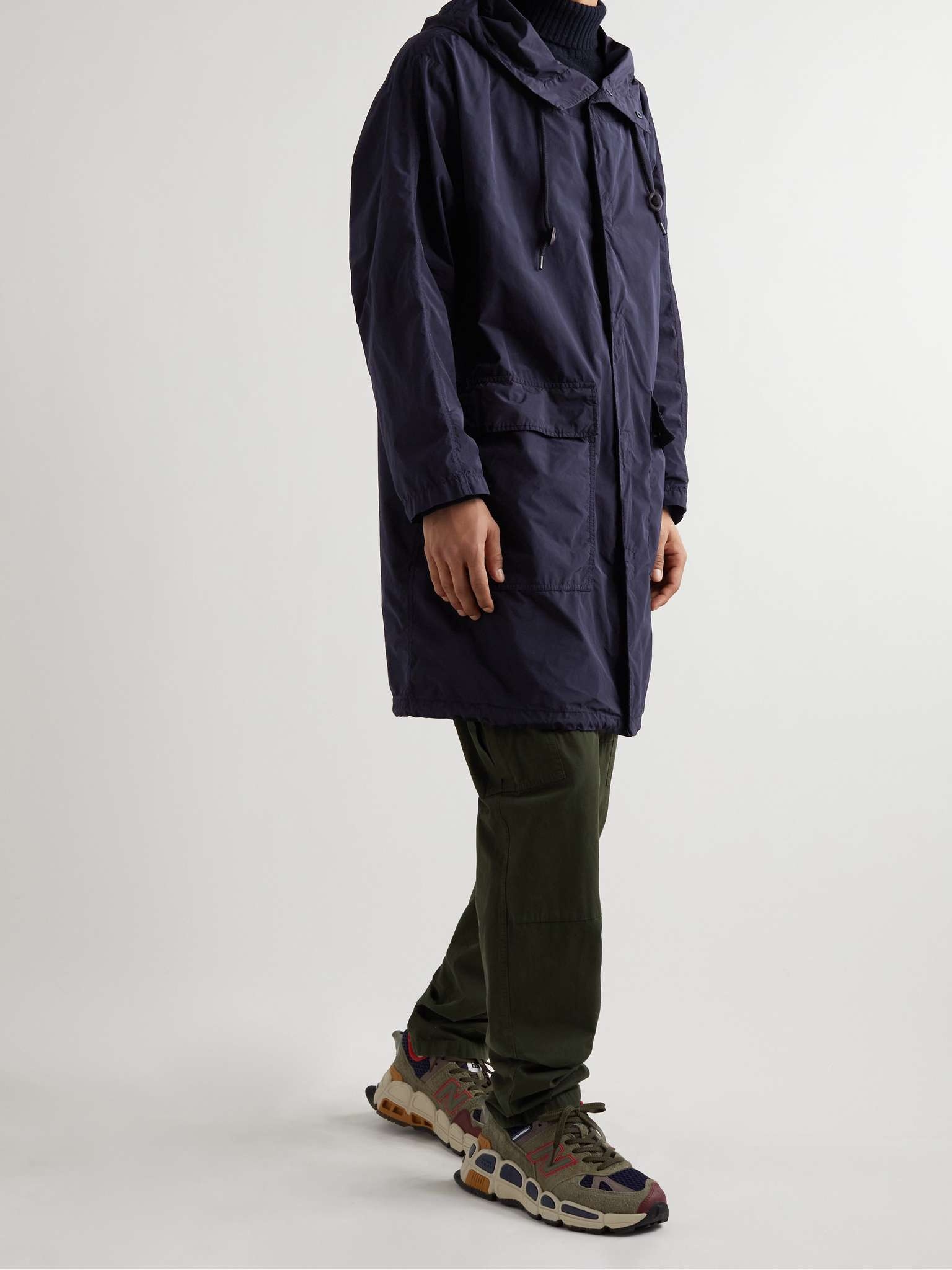 Garment-Dyed Shell Hooded Parka - 2