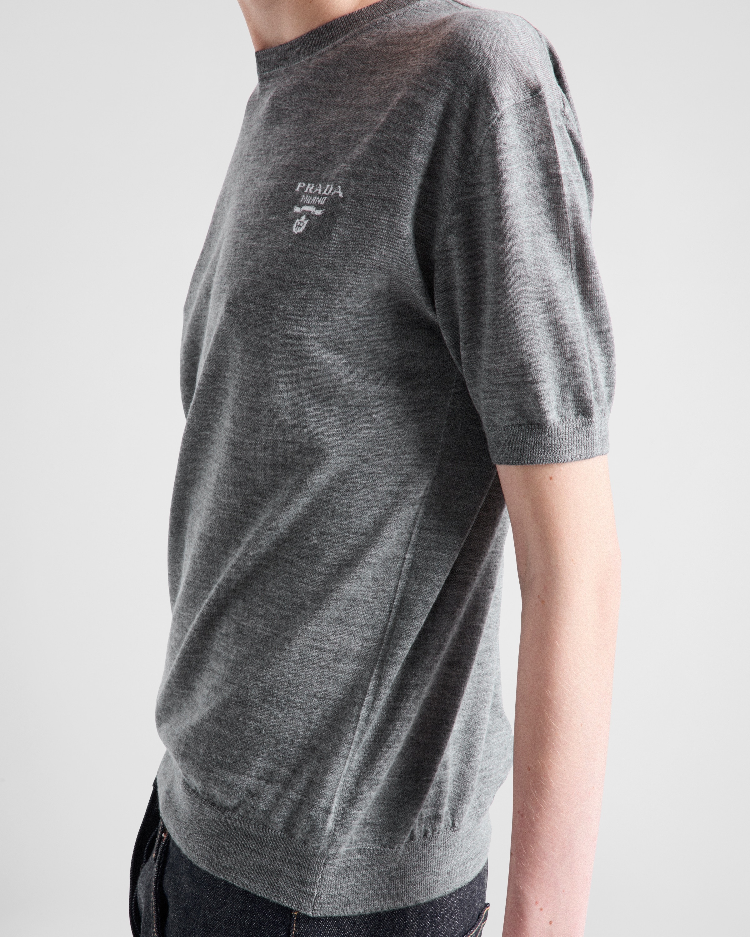 Cashmere crew-neck sweater - 6