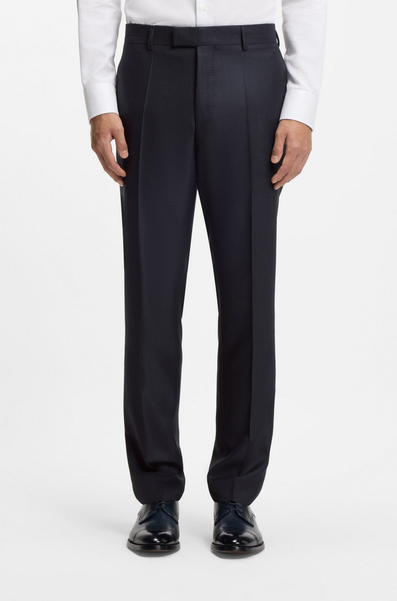 TWO-PIECE REGULAR-FIT SUIT IN VIRGIN WOOL AND SILK 6