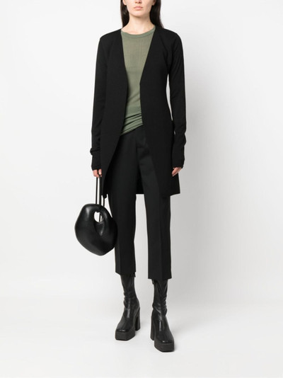 Rick Owens V-neck virgin wool cardigan outlook