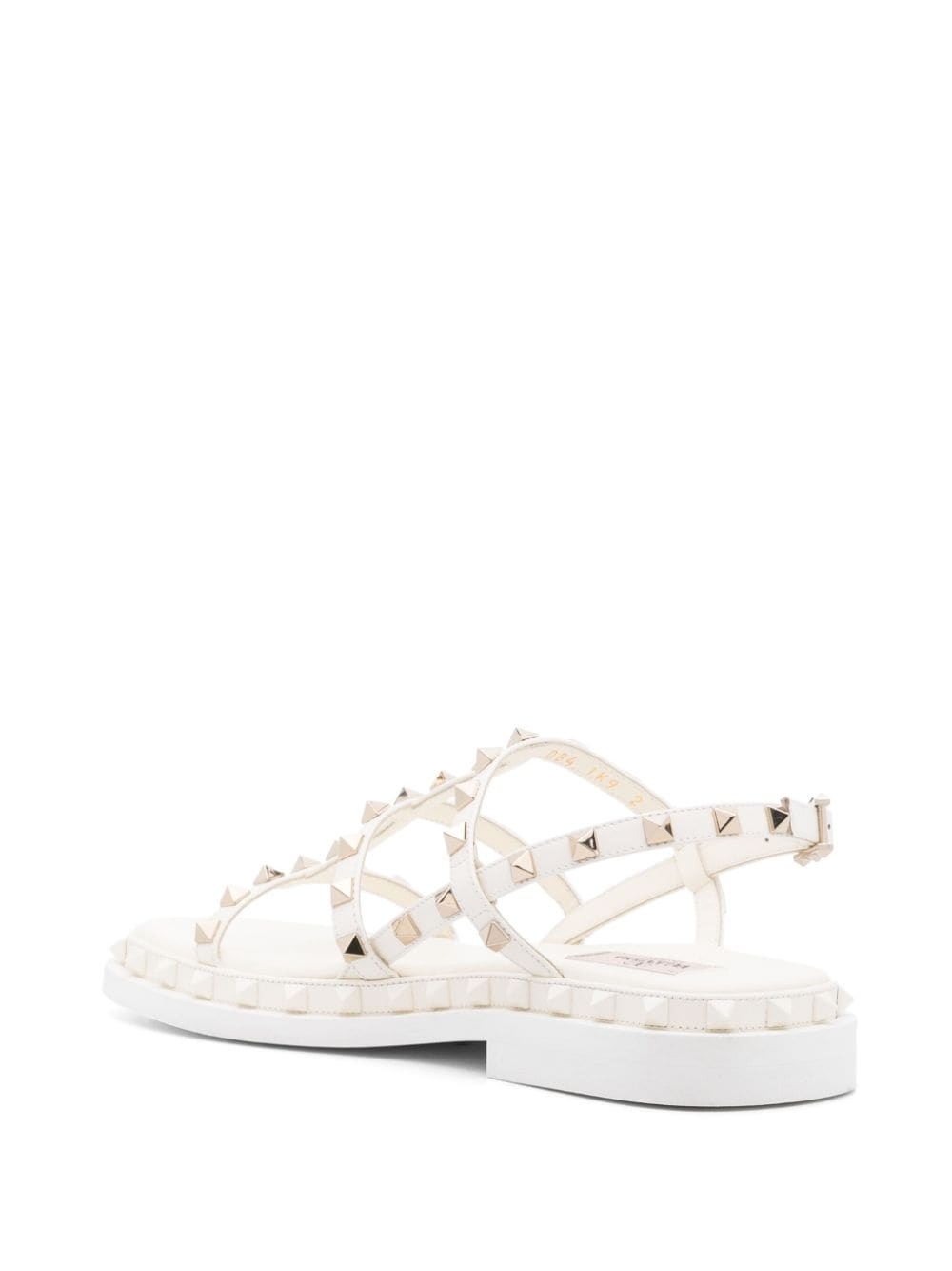 Rockstud cage-design sandals - 3