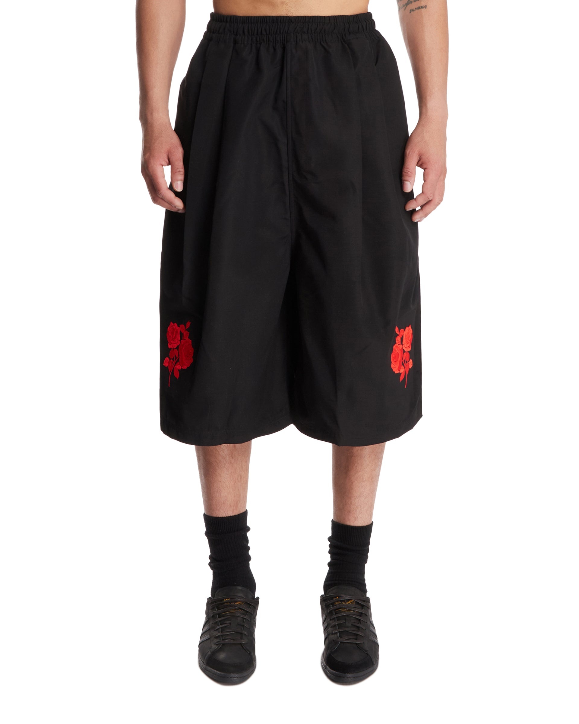 Adidas Originals x Willy Chavarria Black Oversize Shorts - 1