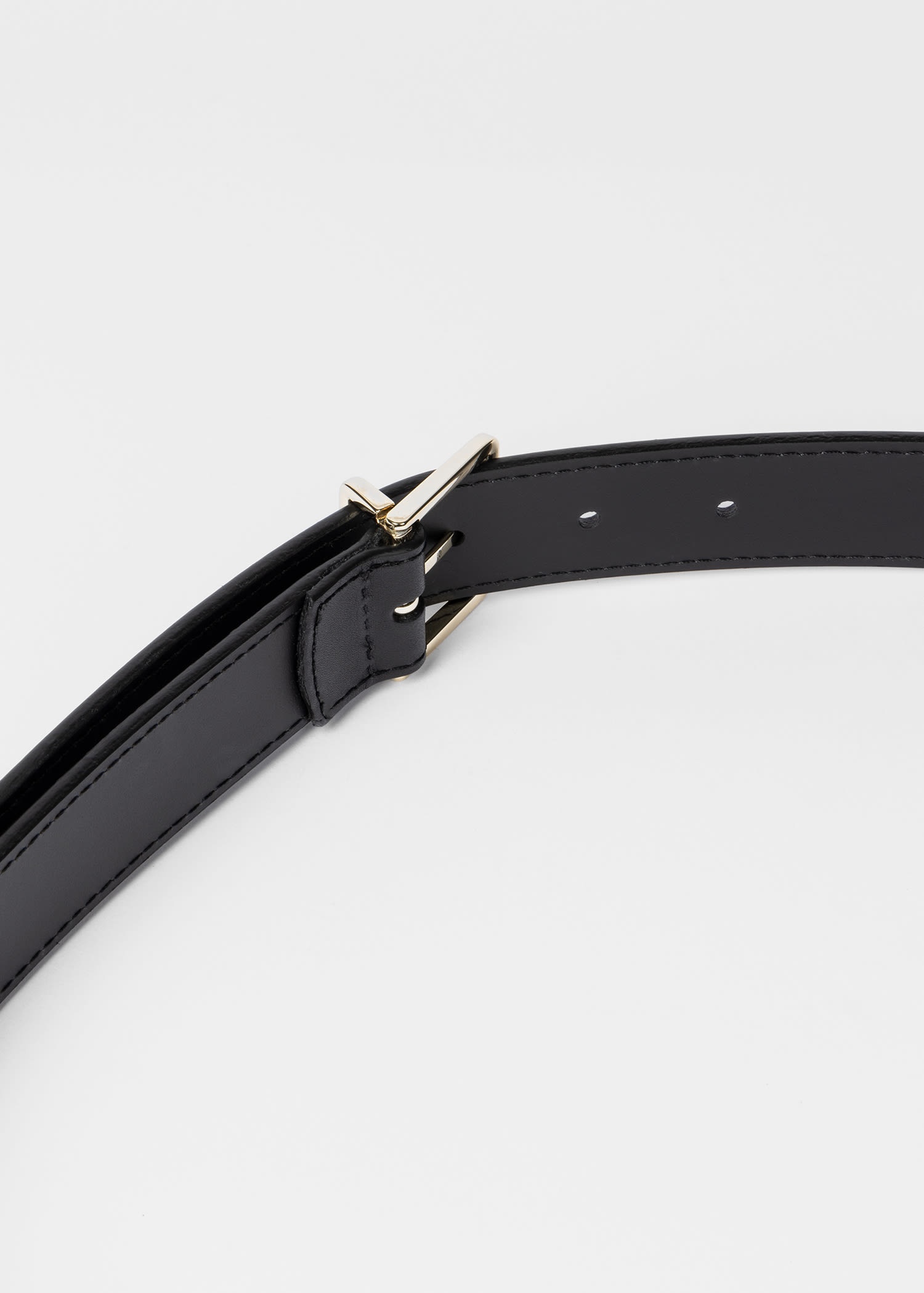 Leather Painted Edge Belt - 4