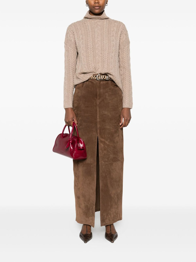 'S Max Mara cable-knit turtleneck sweater outlook