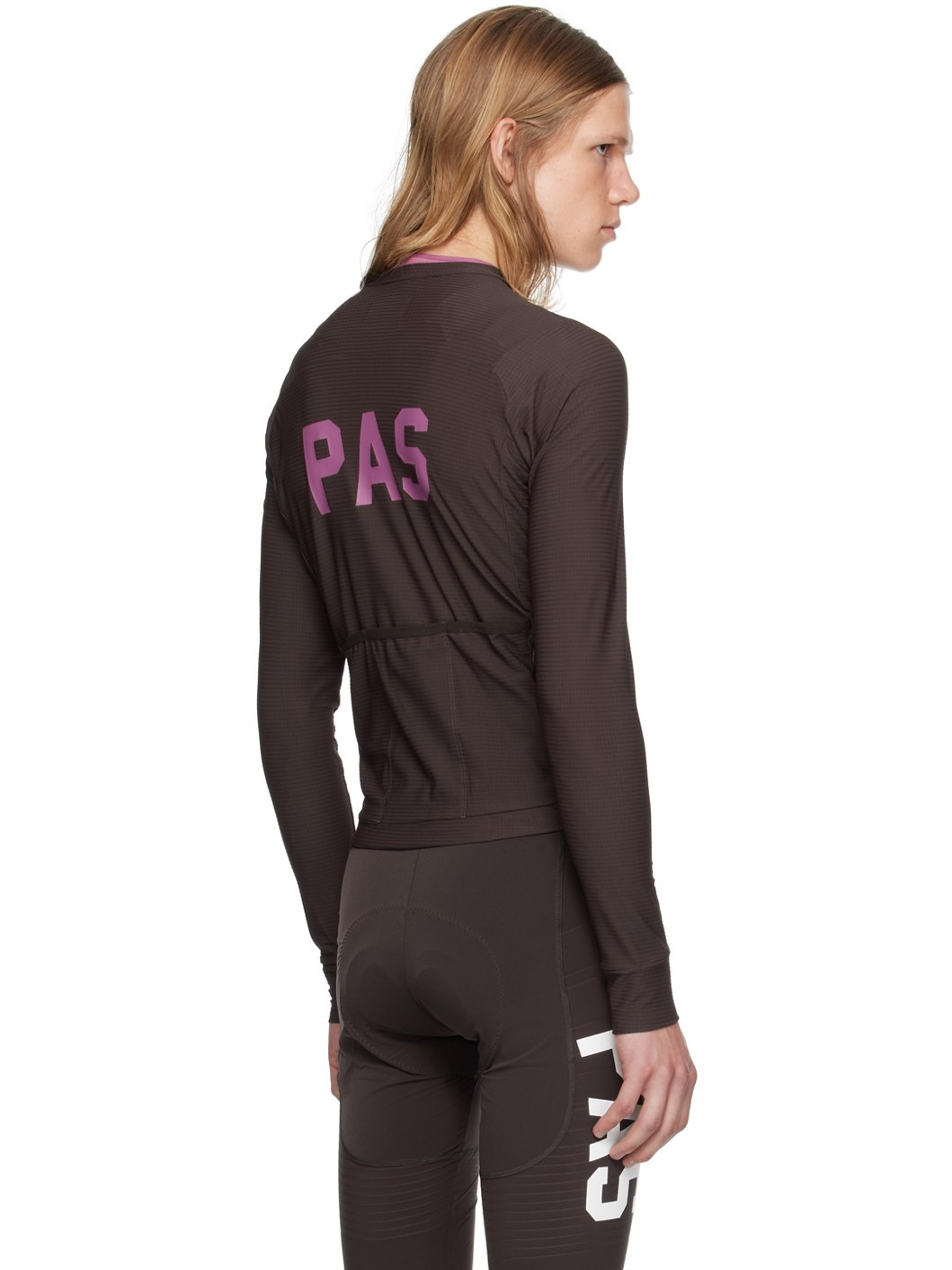 Burgundy PAS Mechanism Pro Long Sleeve Top - 3