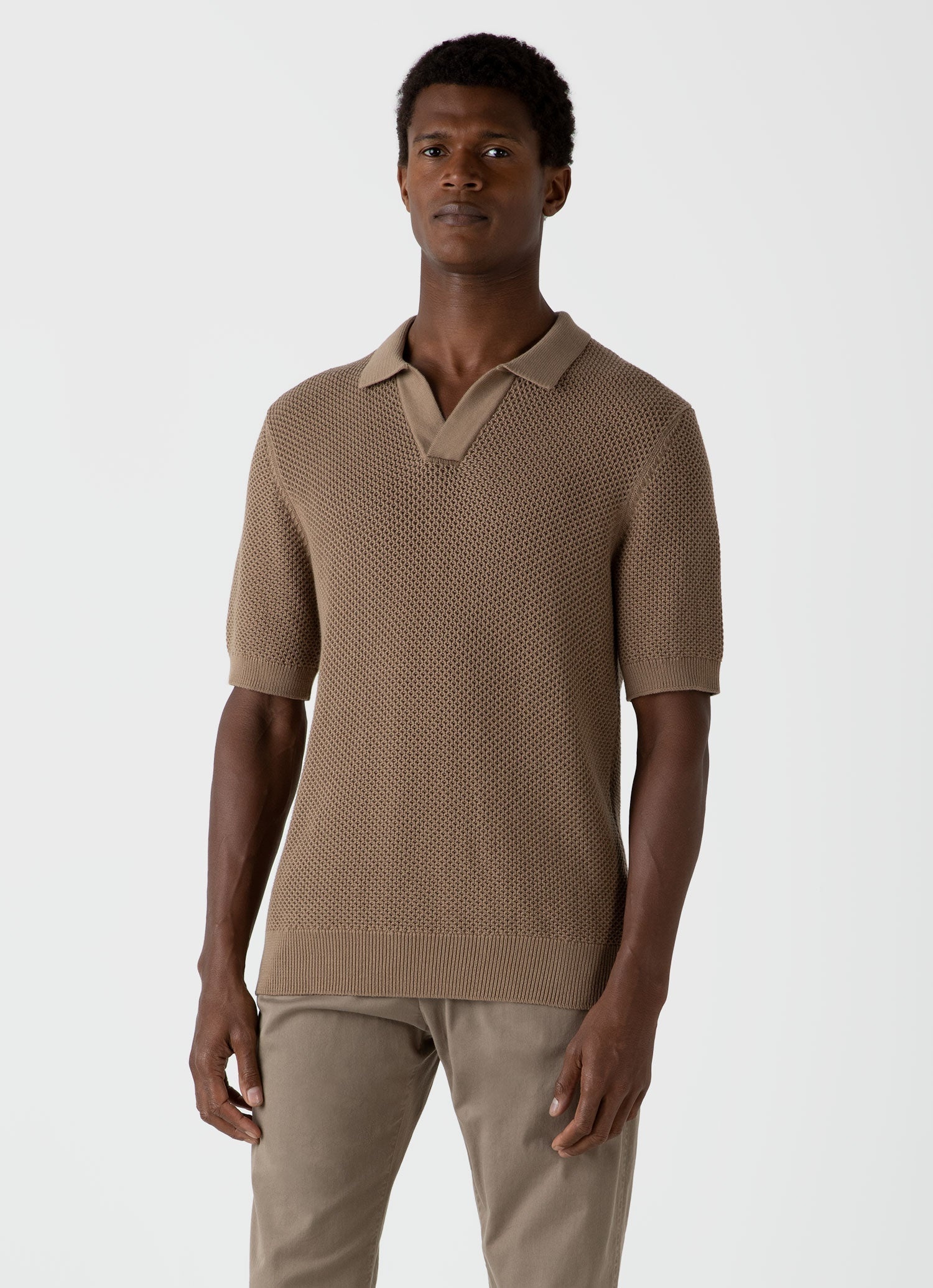 Sunspel x MR PORTER Mesh Knit Polo - 2