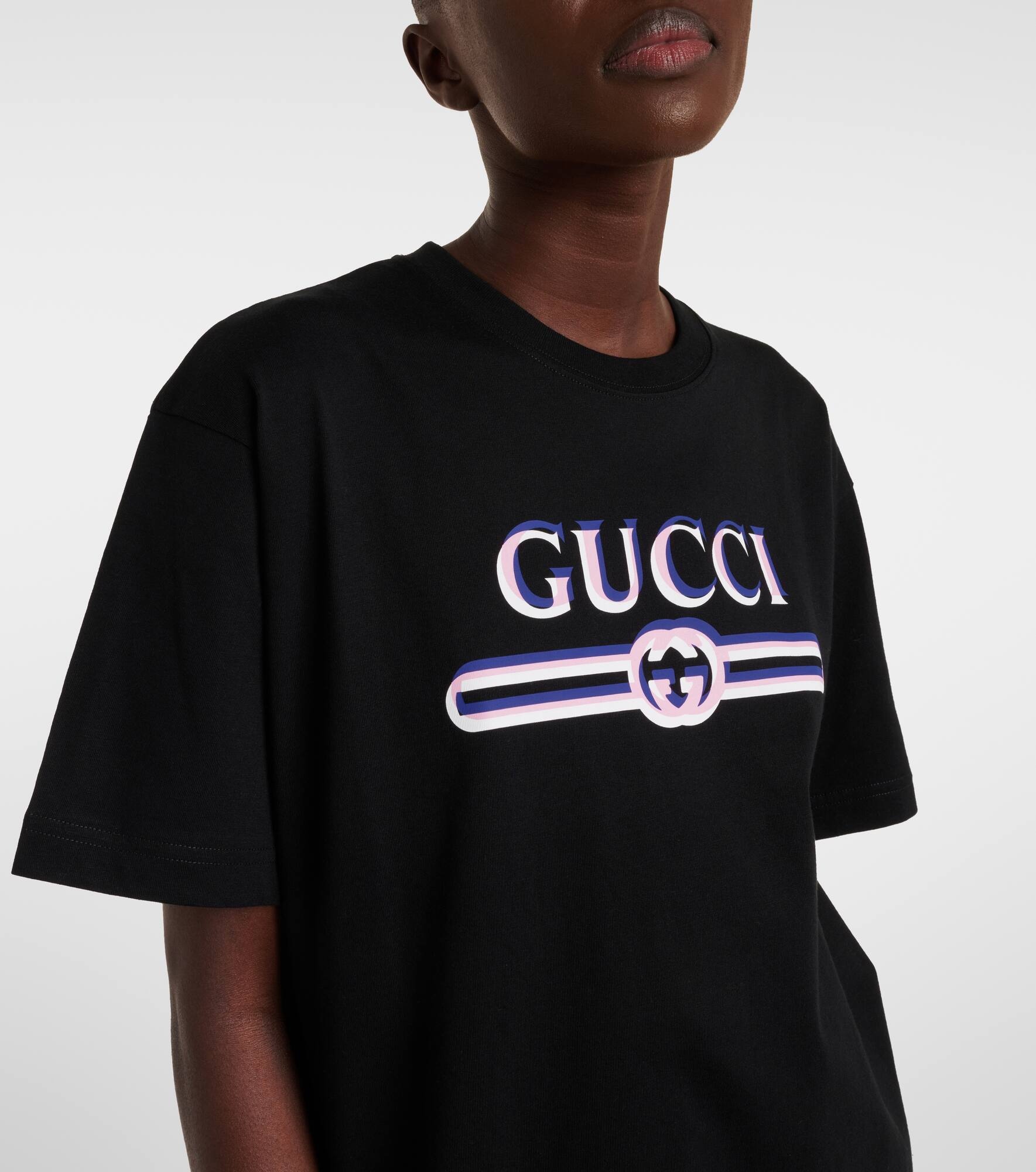 Printed cotton jersey T-shirt - 4