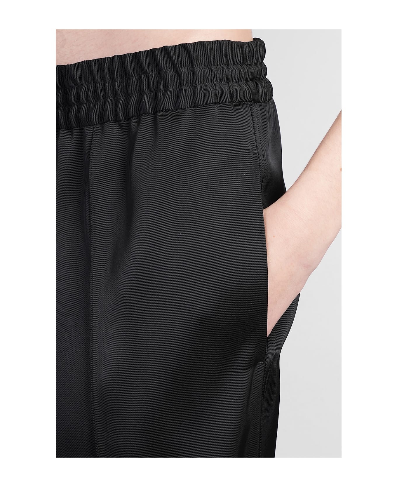 Trousers 07 Pants In Black Viscose - 5