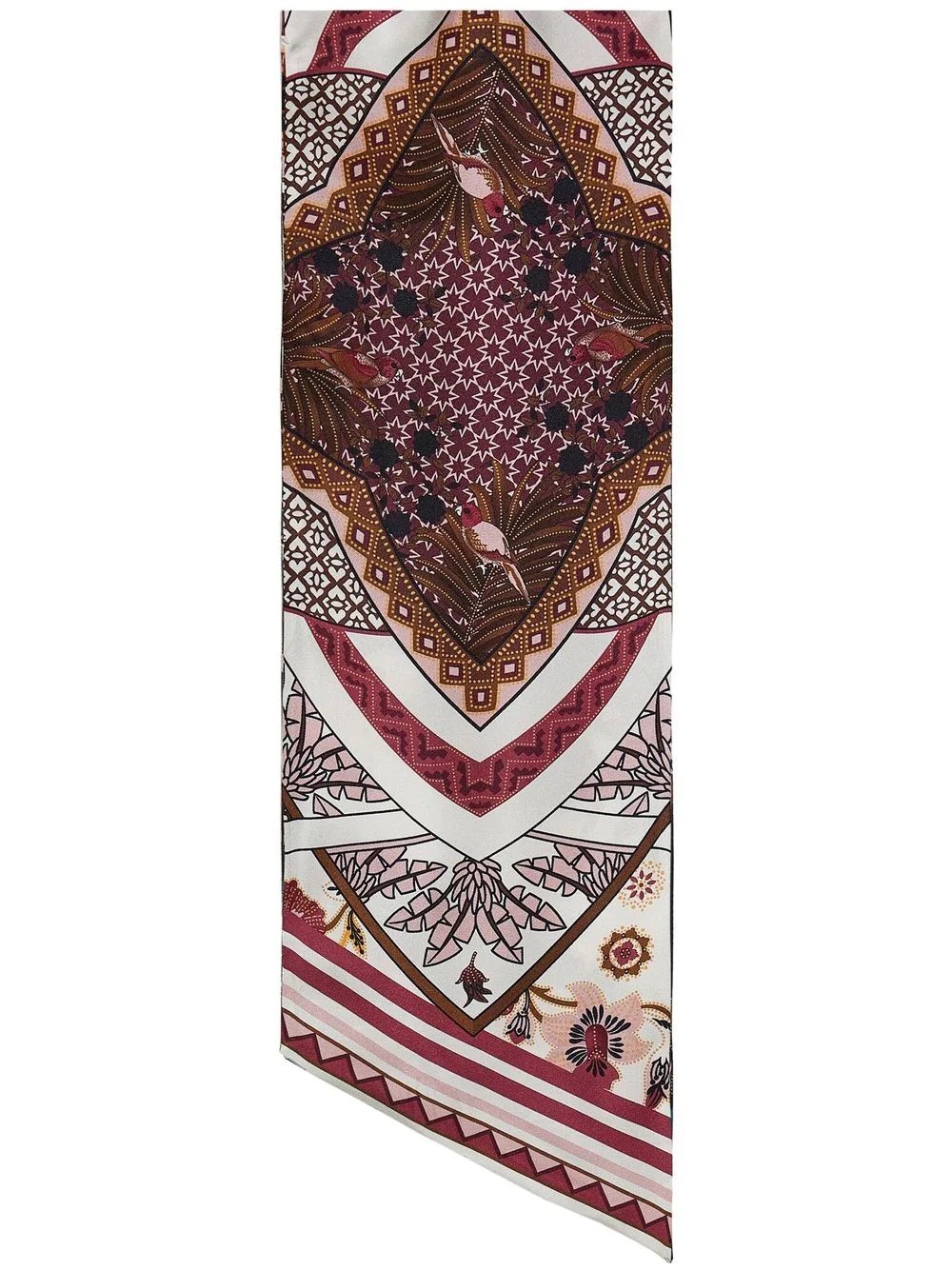 Nirvana-print twilly scarf - 1