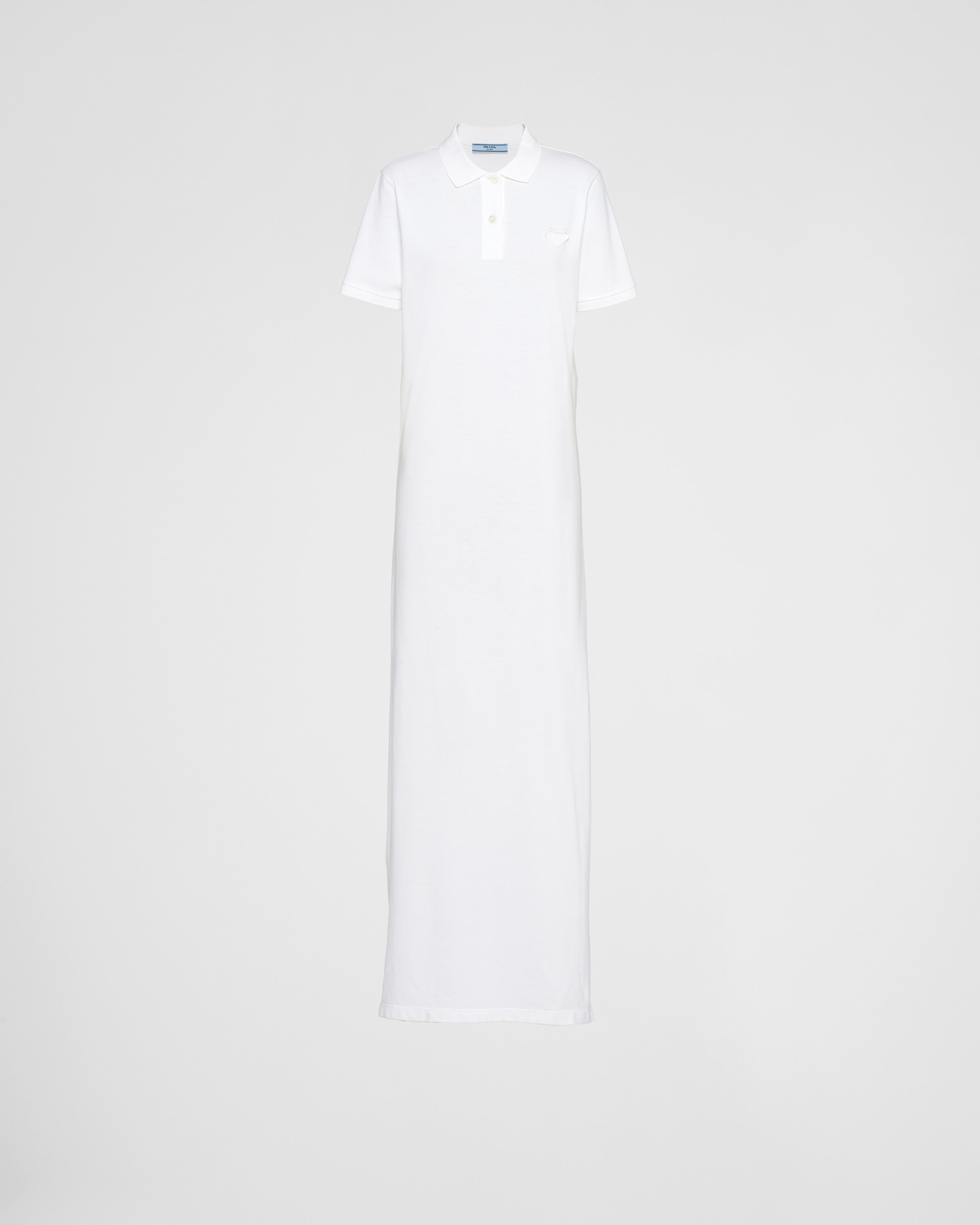ワンピース PRADA | Pique midi-dress 33579_13CQ_F0009_S_231 Prada Piqué midi-dress | REVERSIBLE