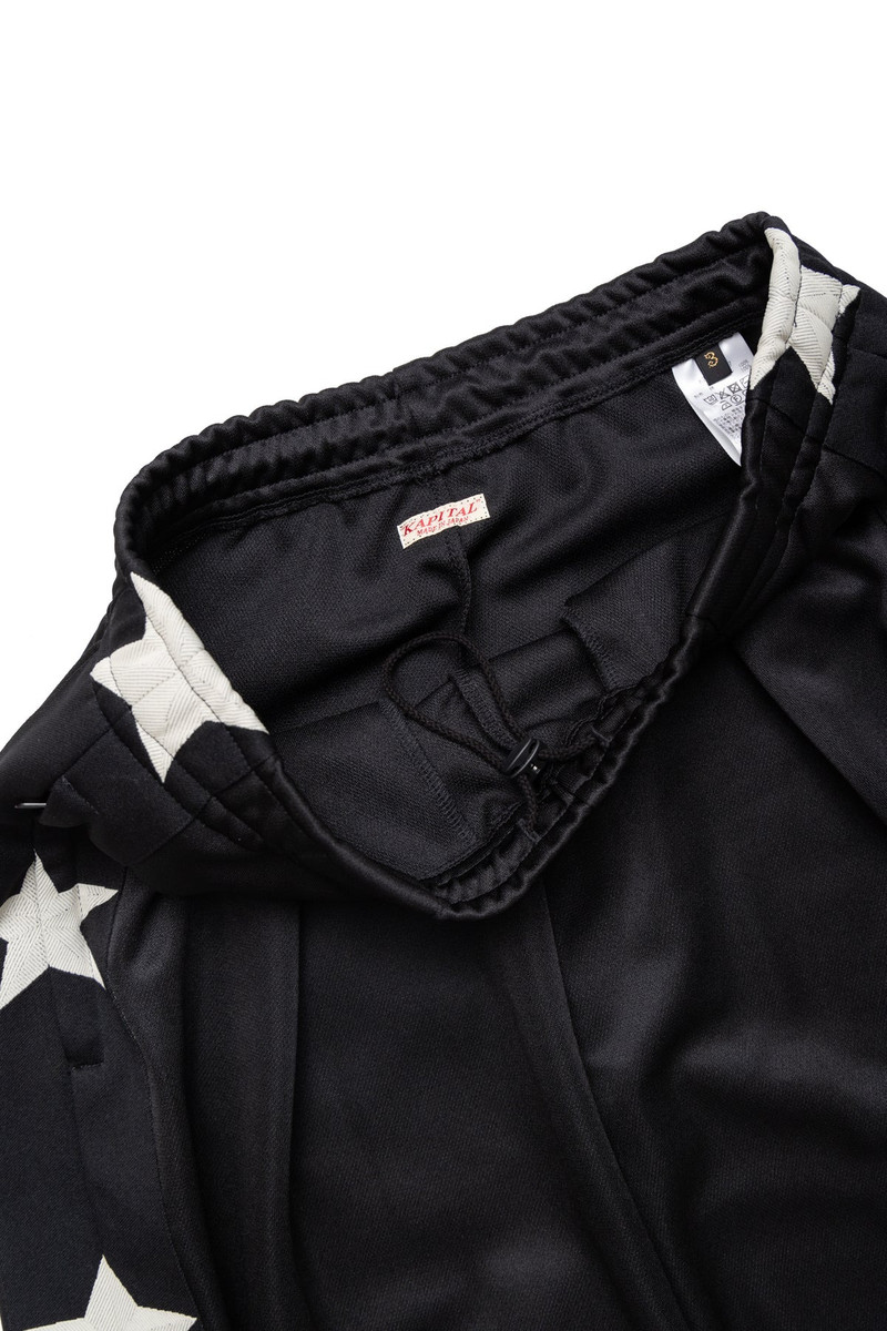 Smooth Jersey STUNT MAN & WOMAN Baggy Track Pants - Black 5