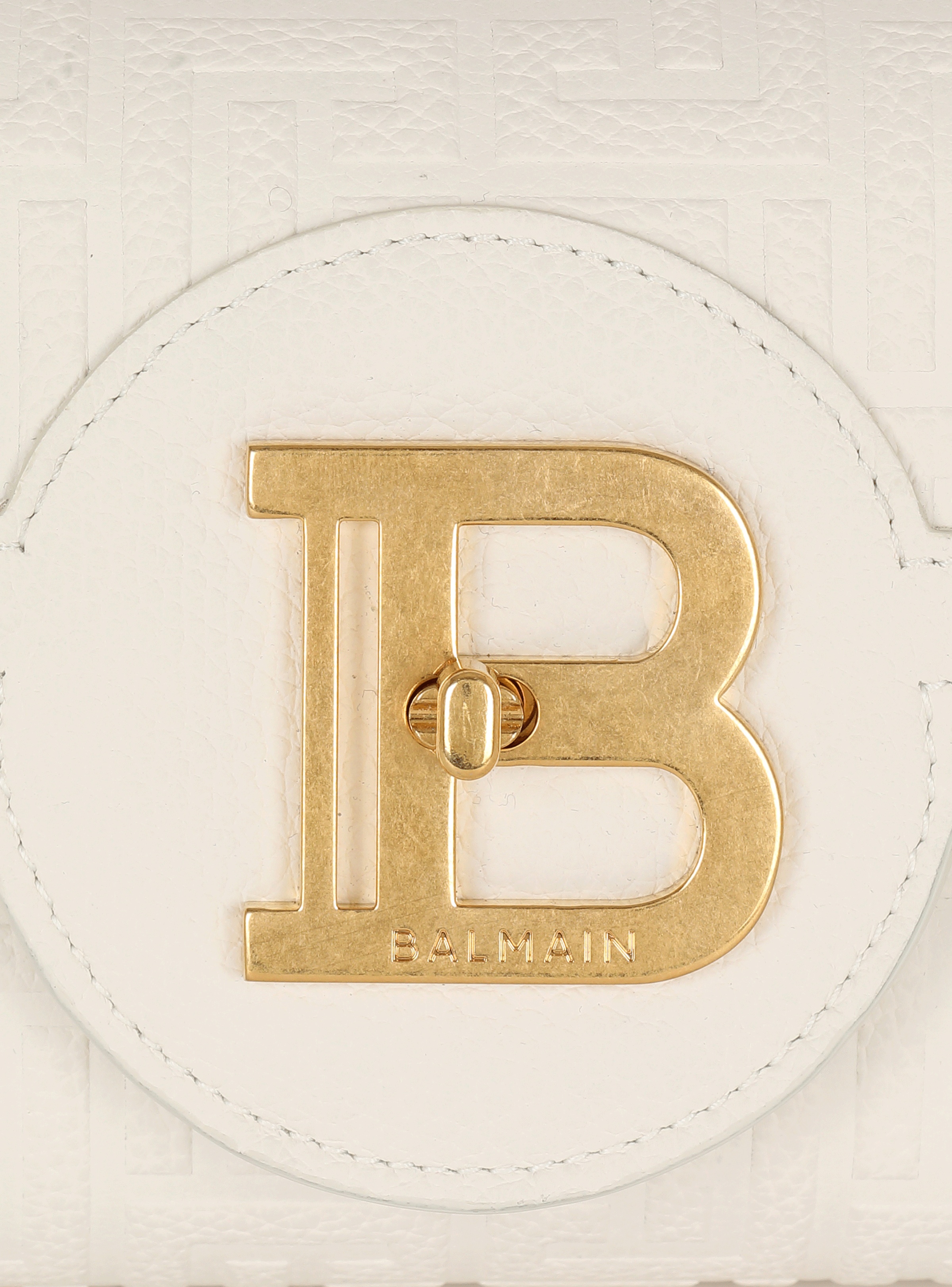 B-Buzz 23 monogrammed grained leather clutch 7