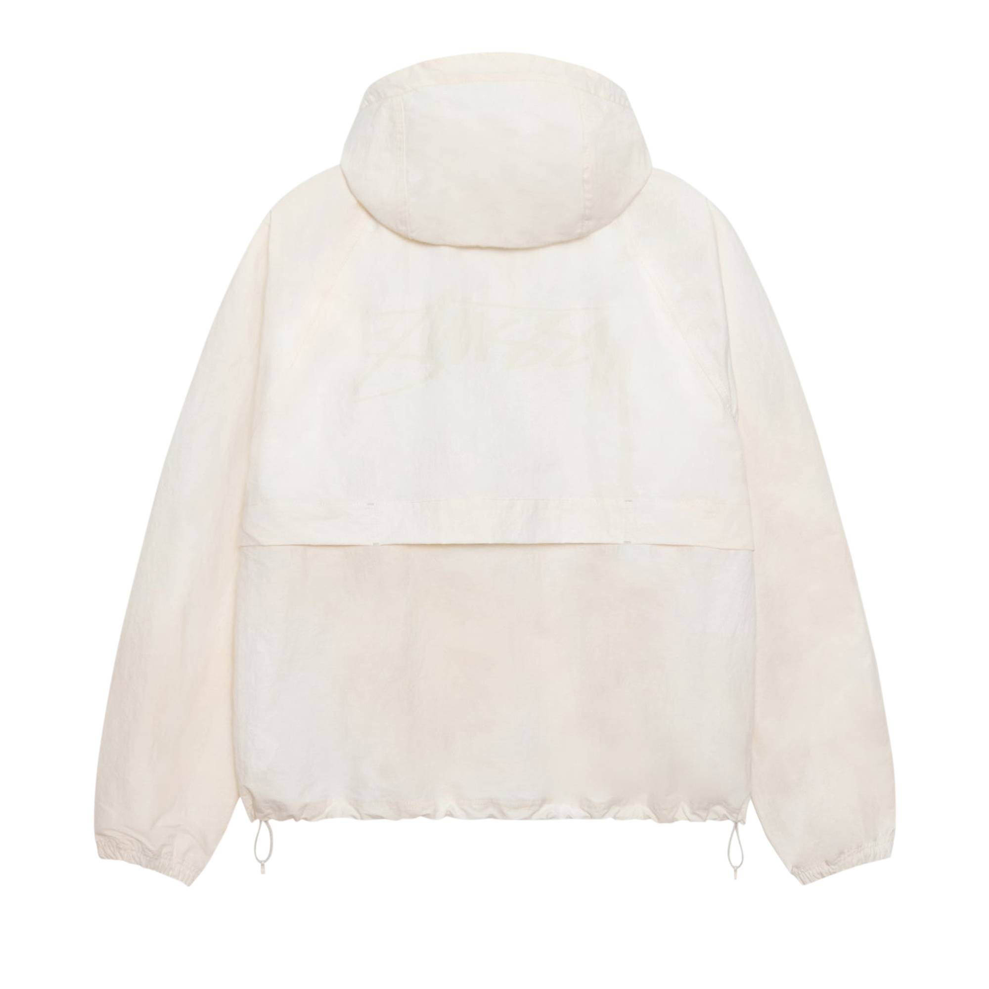 Stussy Beach Shell Wave Dye Zip Hoodie 'Bone' - 2