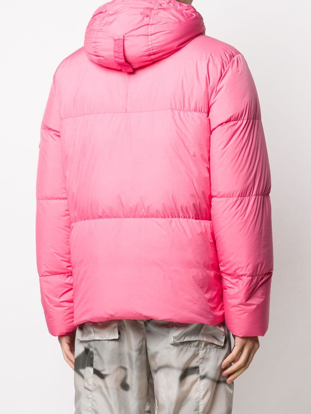 Crinkle Reps hooded down jacket - 4