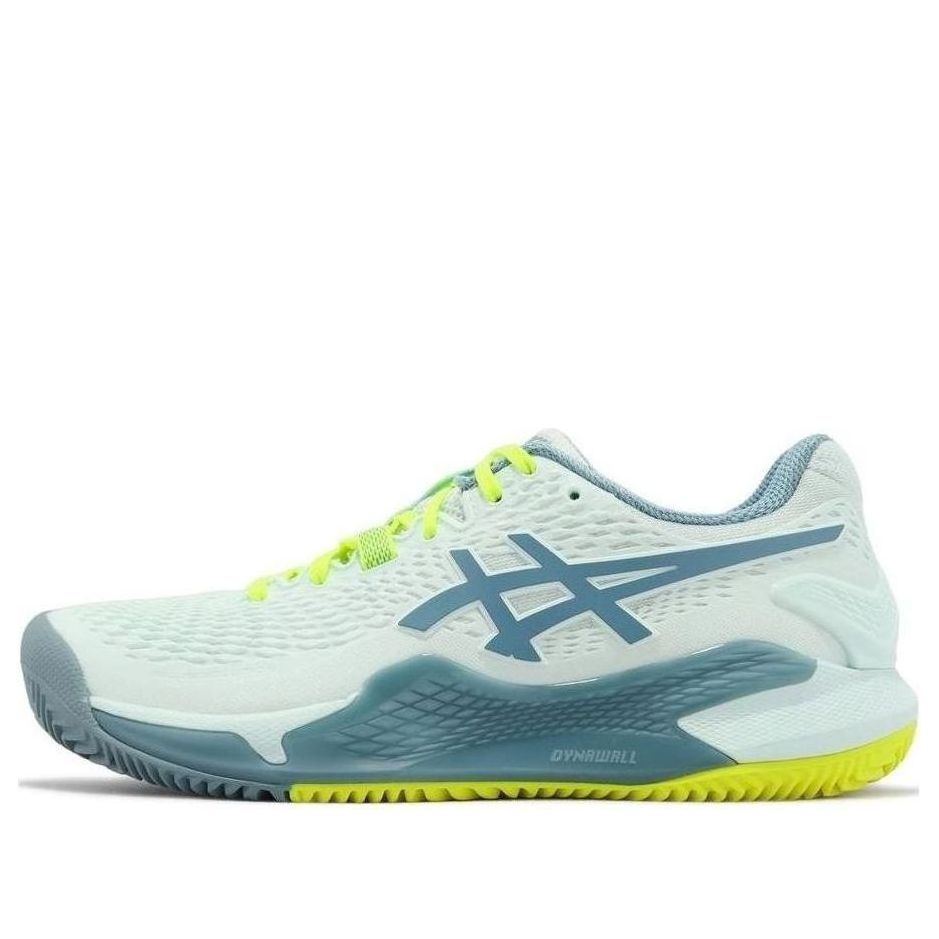 (WMNS) ASICS GEL-Resolution 9 Clay 'Restful Teal Yellow' 1042A224400 - 1