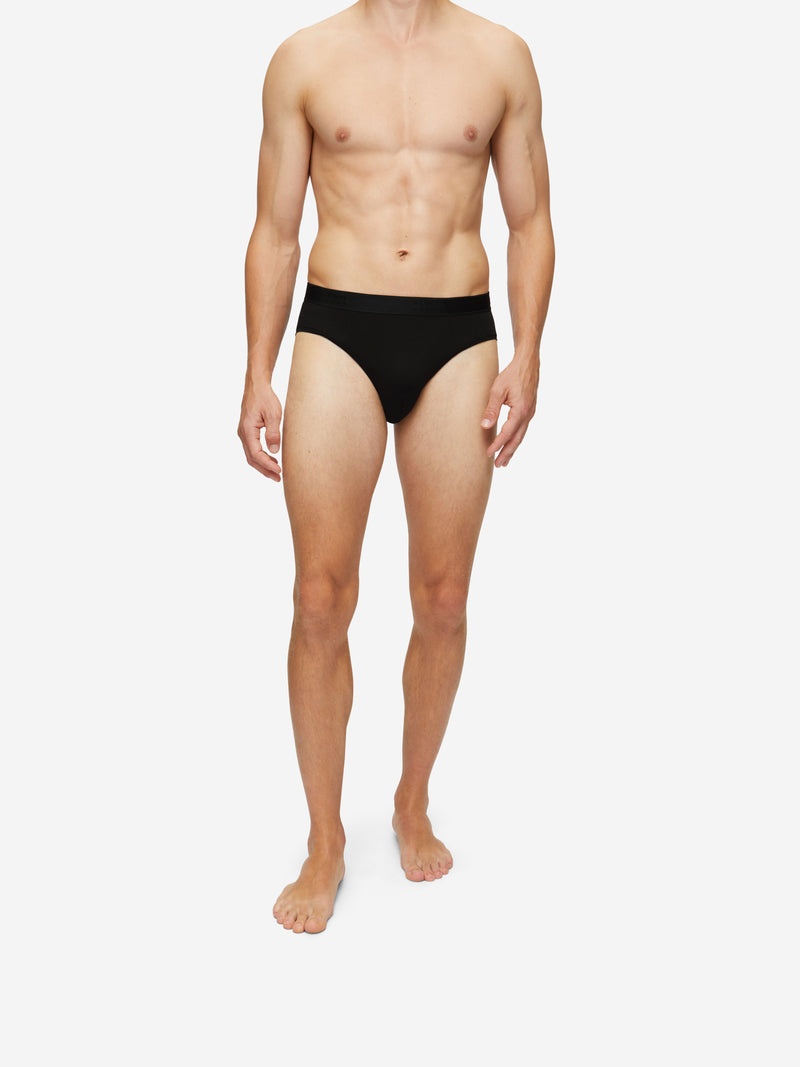 Men's Briefs Jack Pima Cotton Stretch Black - 3