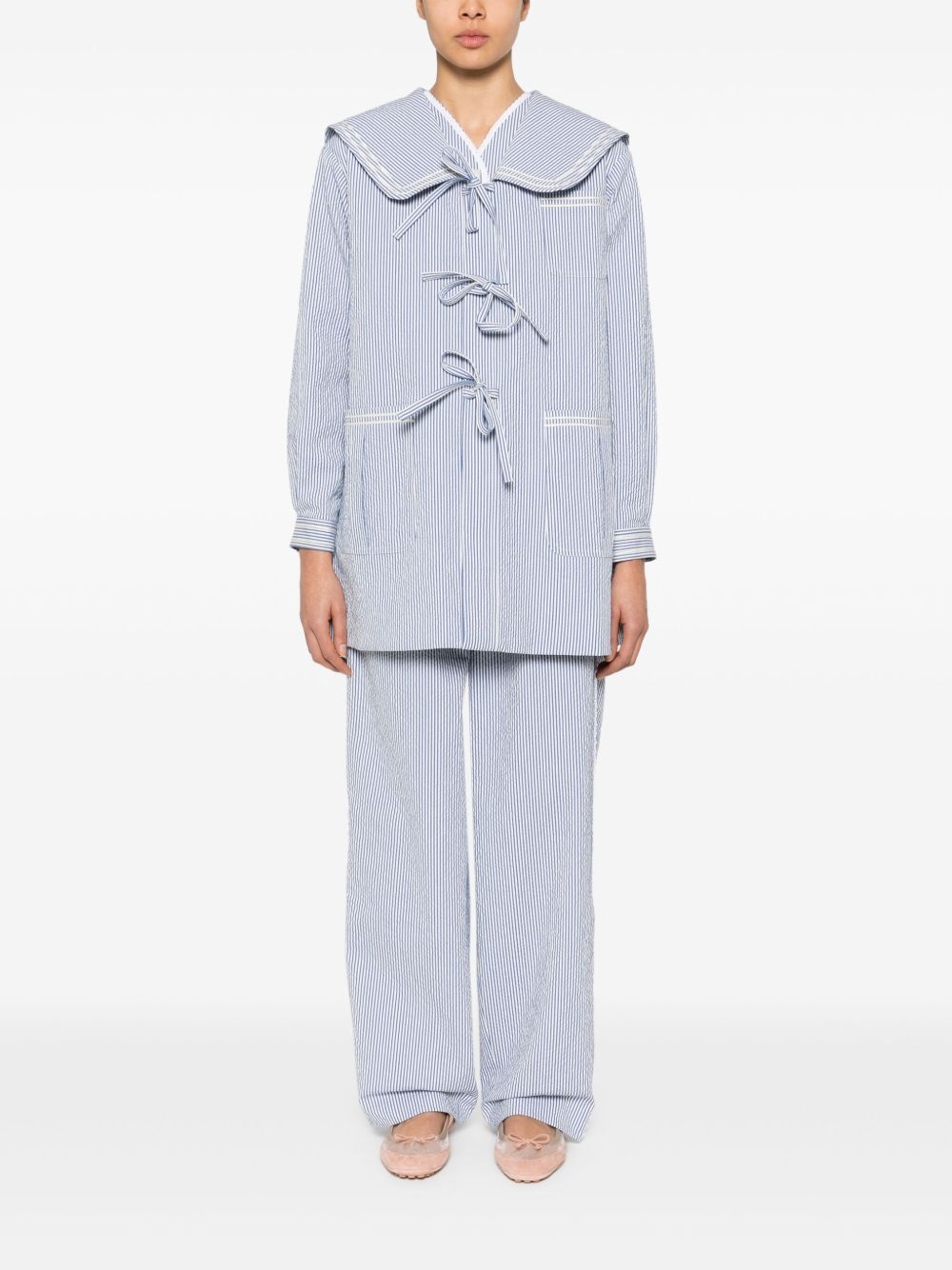 Club Stripe sailor coat - 2