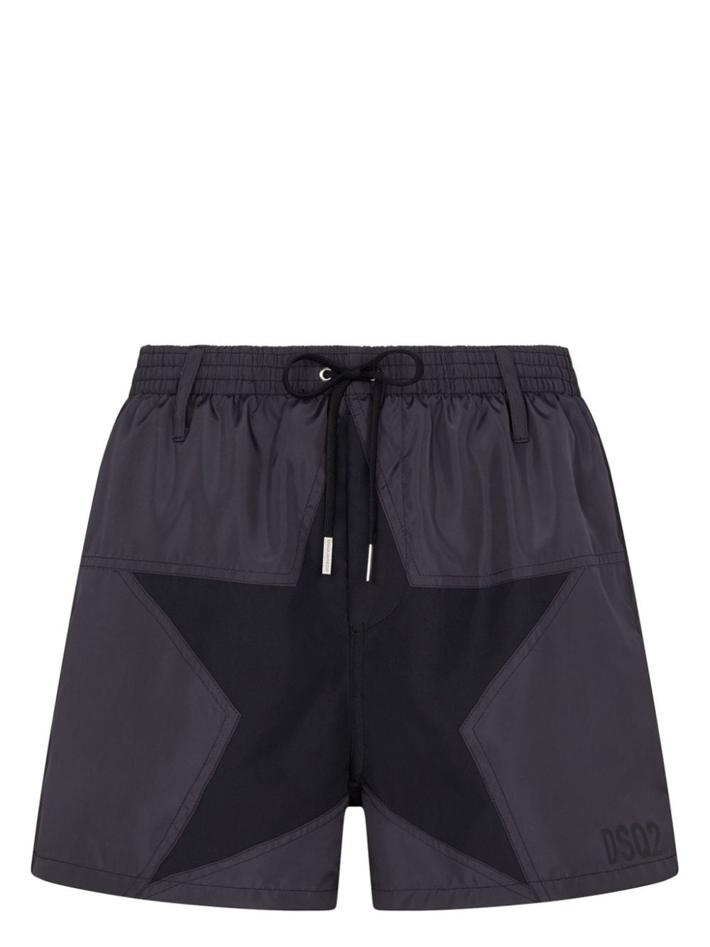 star-panelled swim shorts - 1