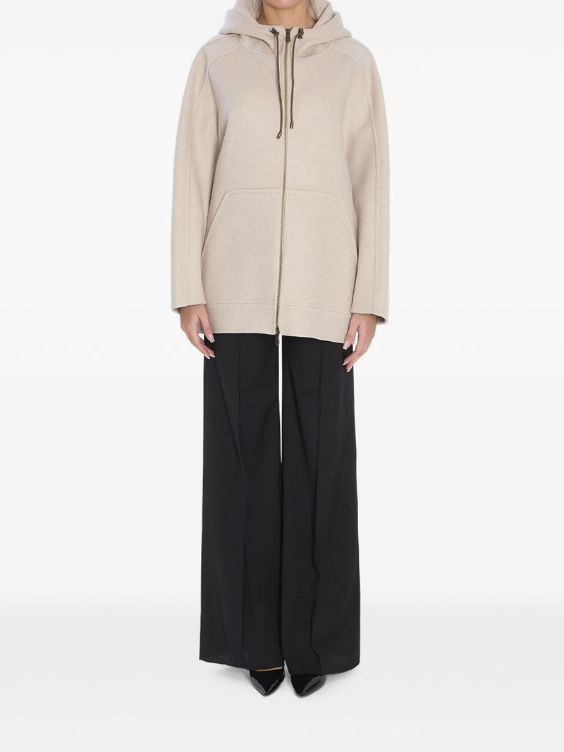 Max Mara cashmere hooded coat outlook