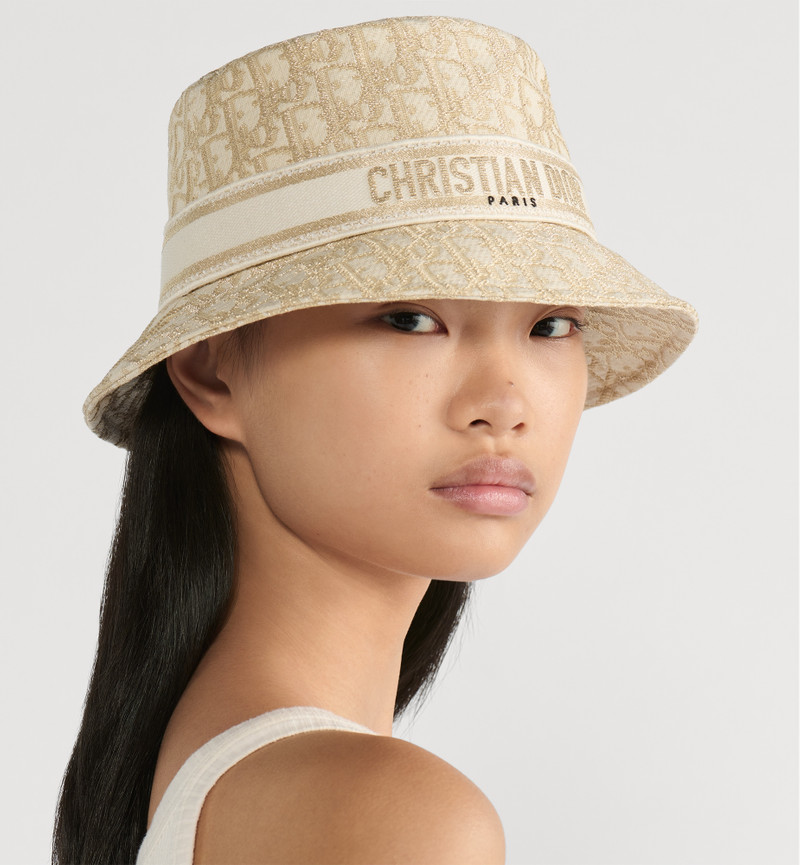 Dior Dior Oblique D-Bobby Small-Brim Bucket Hat outlook