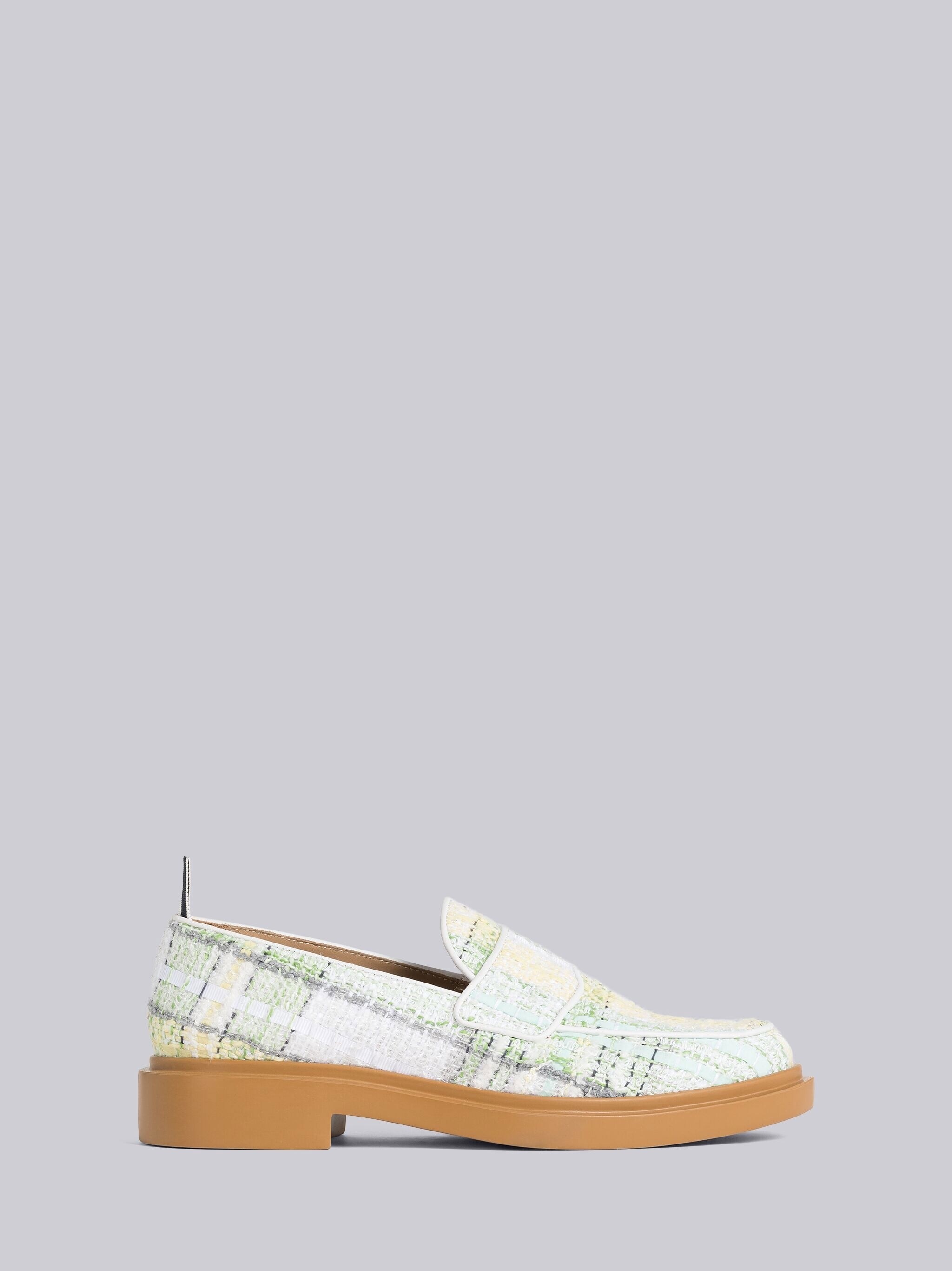 Chenille Yarn Tweed Penny Loafer - 1